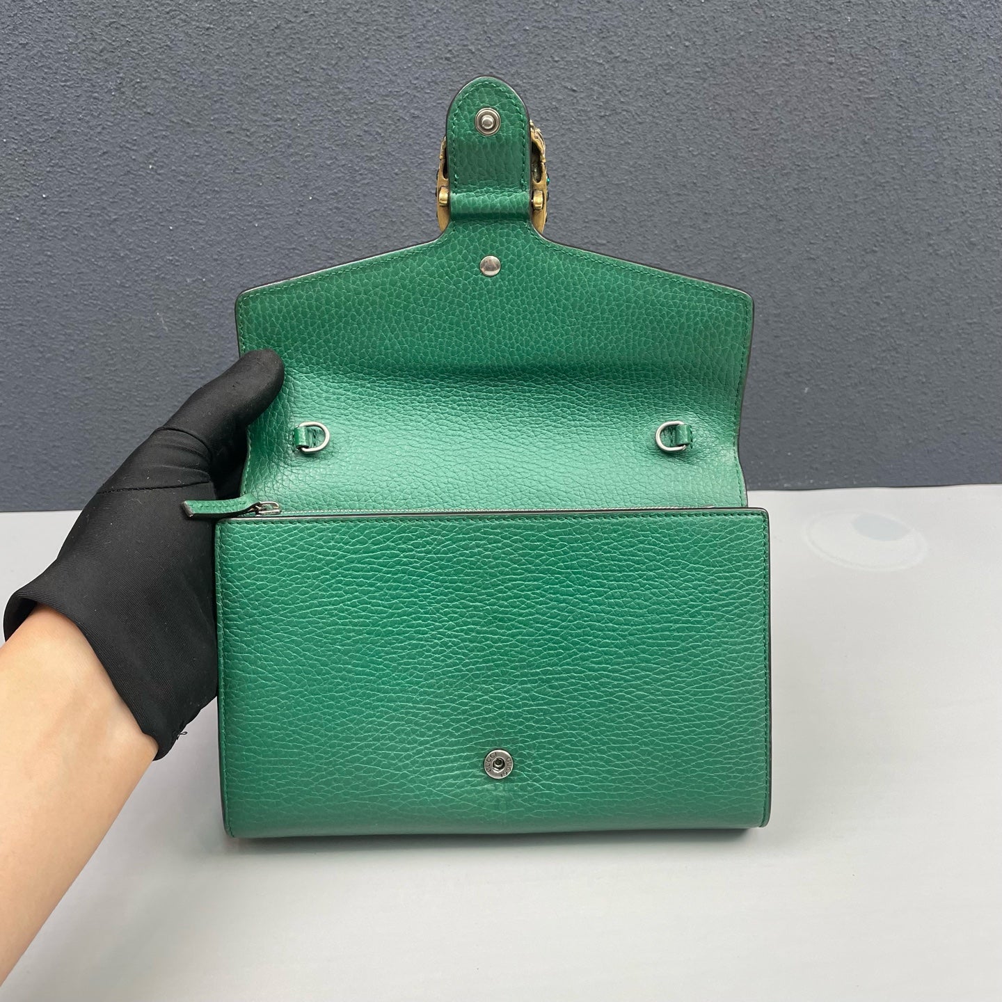 Gucci - Dionysus WOC Chain Bag - Leather - Green - (mini)