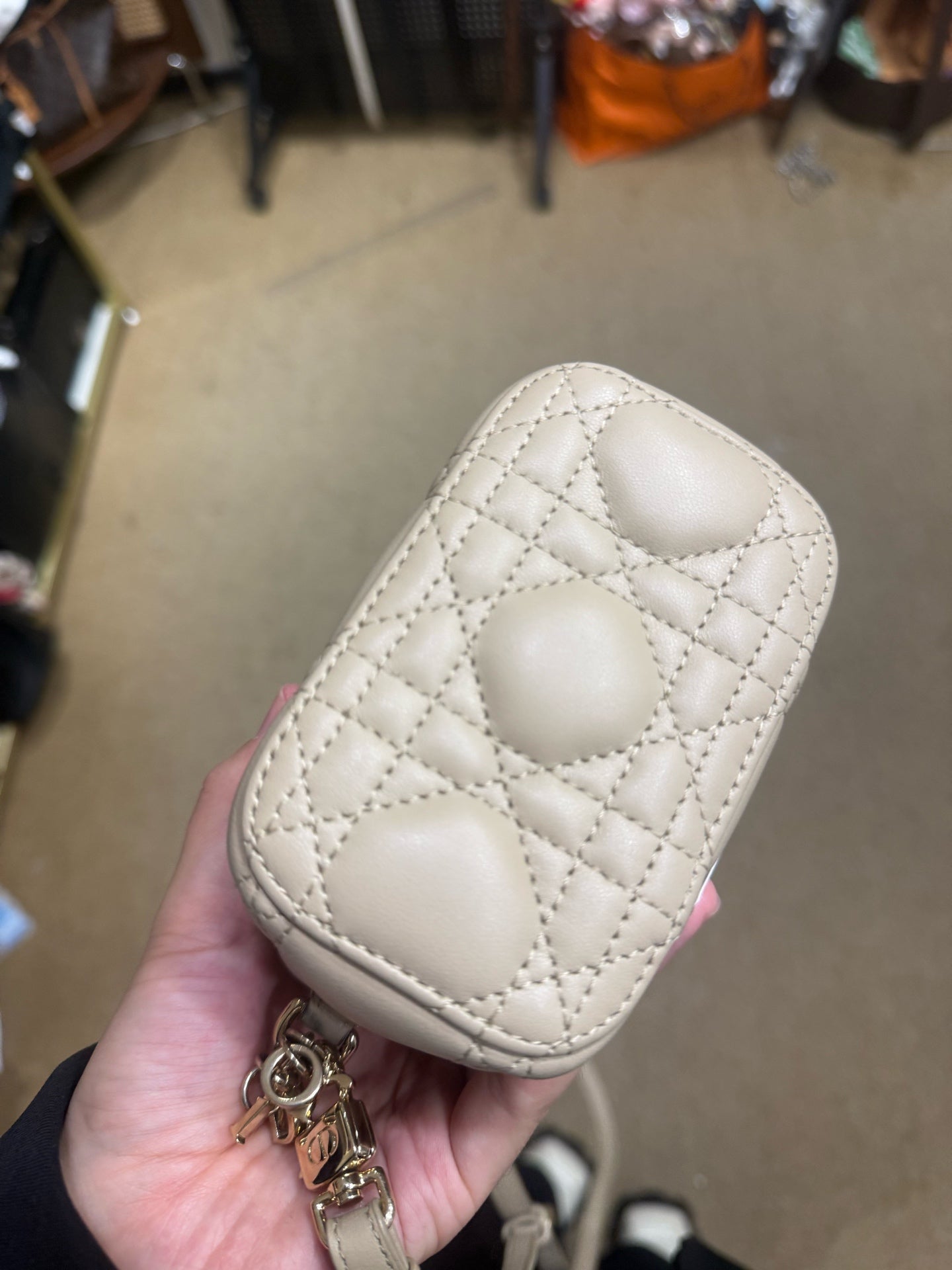 Dior - Mini Vanity Case - Lambskin leather - Beige - (mini)