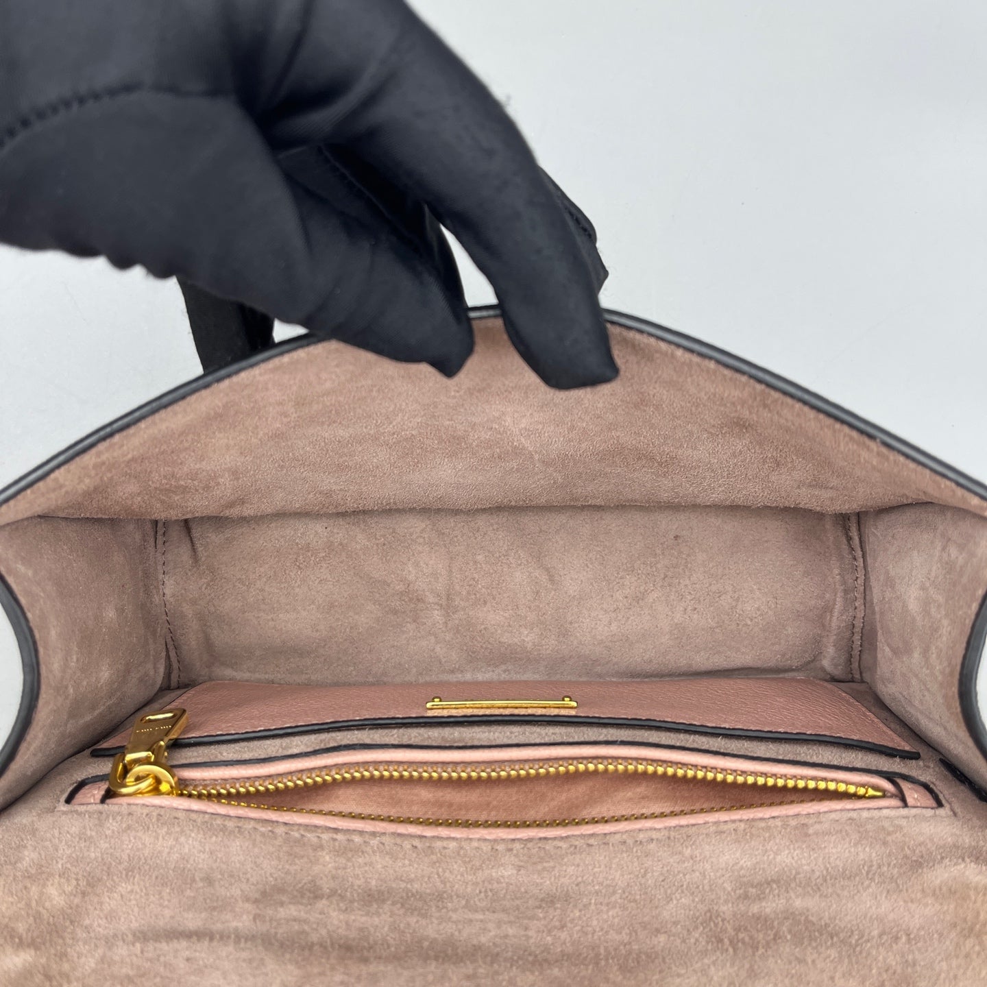 Miu Miu - Jeweled Buckle Shoulder Bag - Leather - Pink - (small)