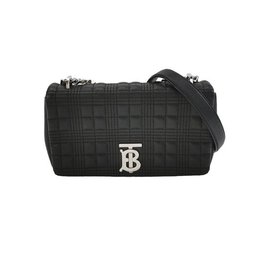 Burberry - Lola Bag - Grained leather - Black - (small)