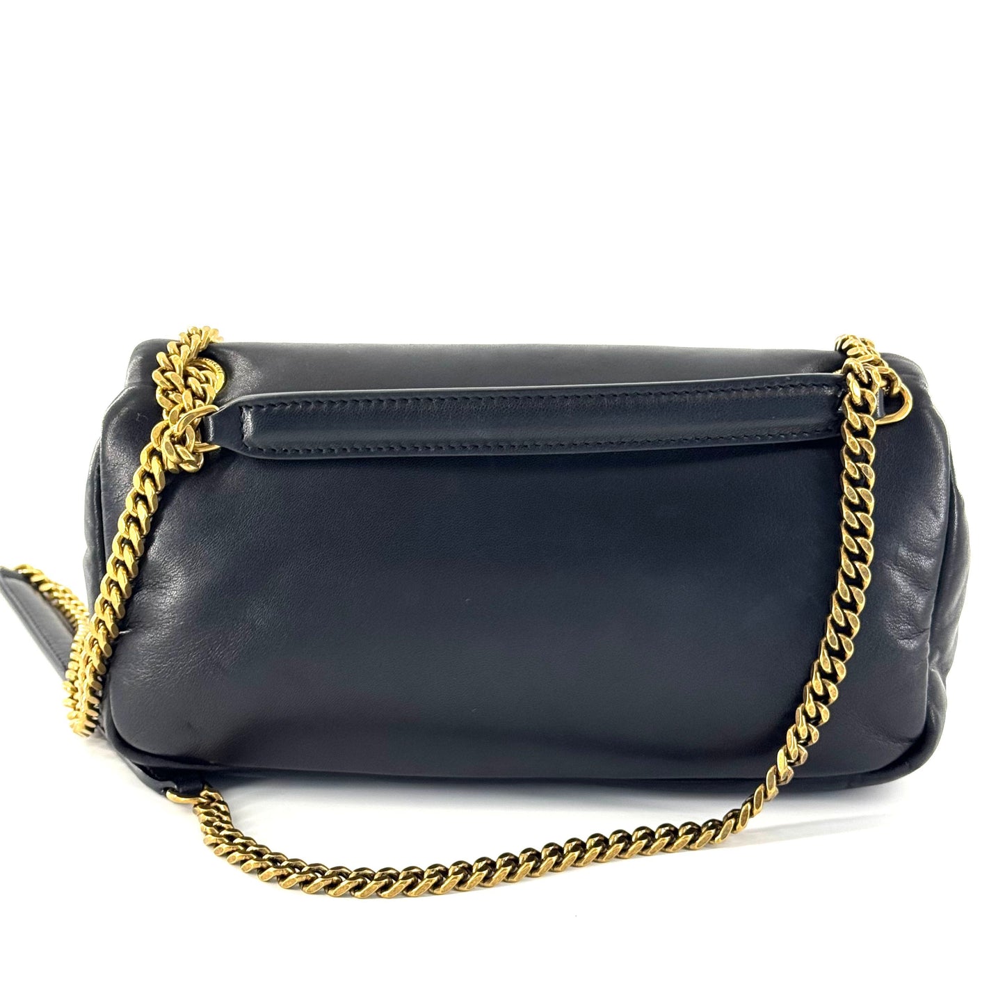 Saint Laurent - Calypso Envelope Chain Bag - Lambskin leather - Black with Gold-Tone Hardware - (Medium)