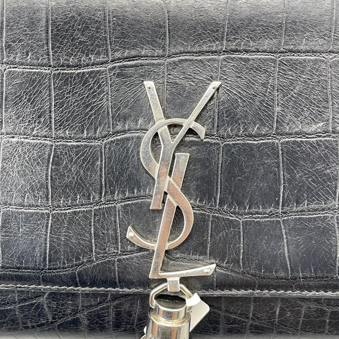 Saint Laurent - Kate Tassel Chain Bag - Leather - Black - (small)