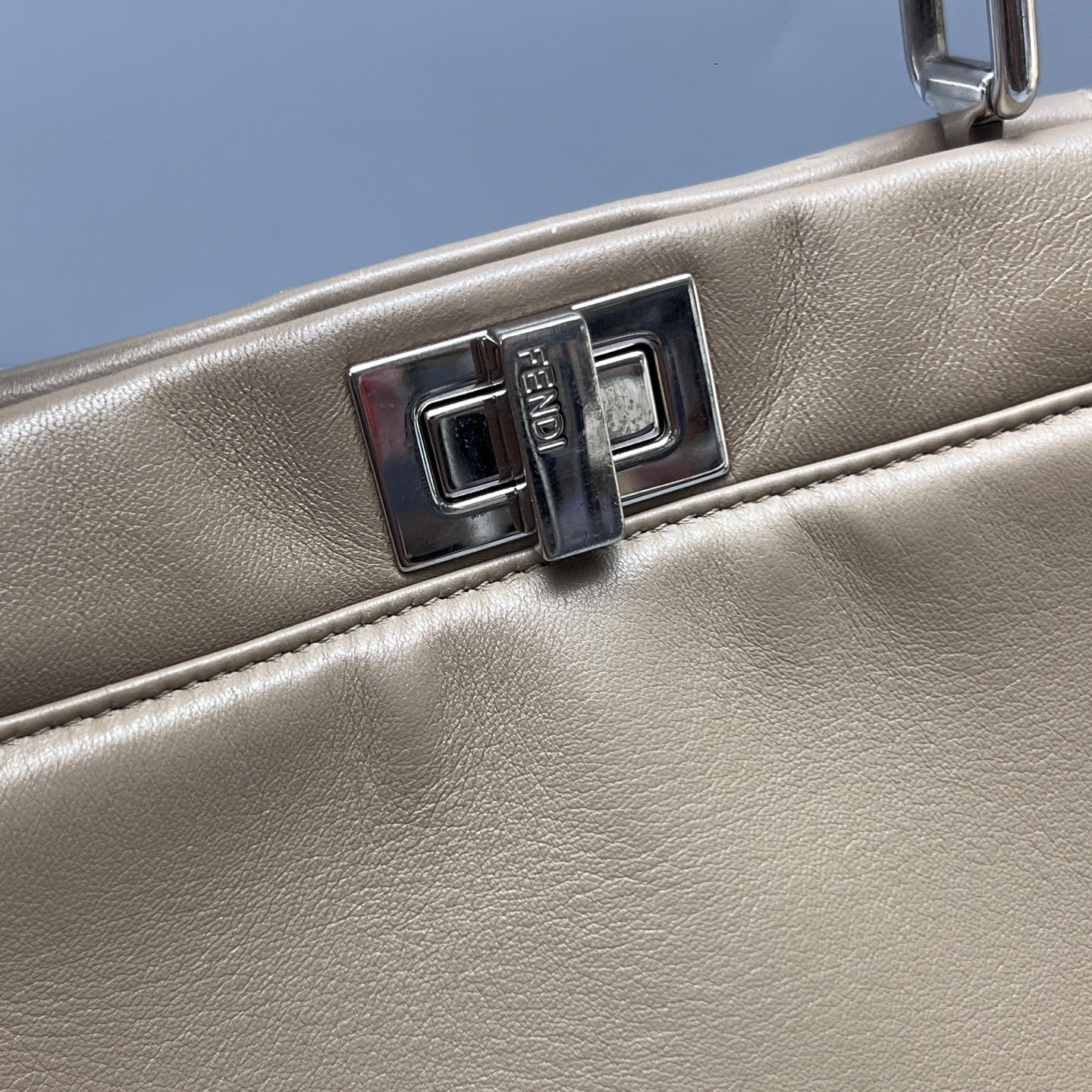Fendi - Peekaboo - Leather - Grey - (Small)