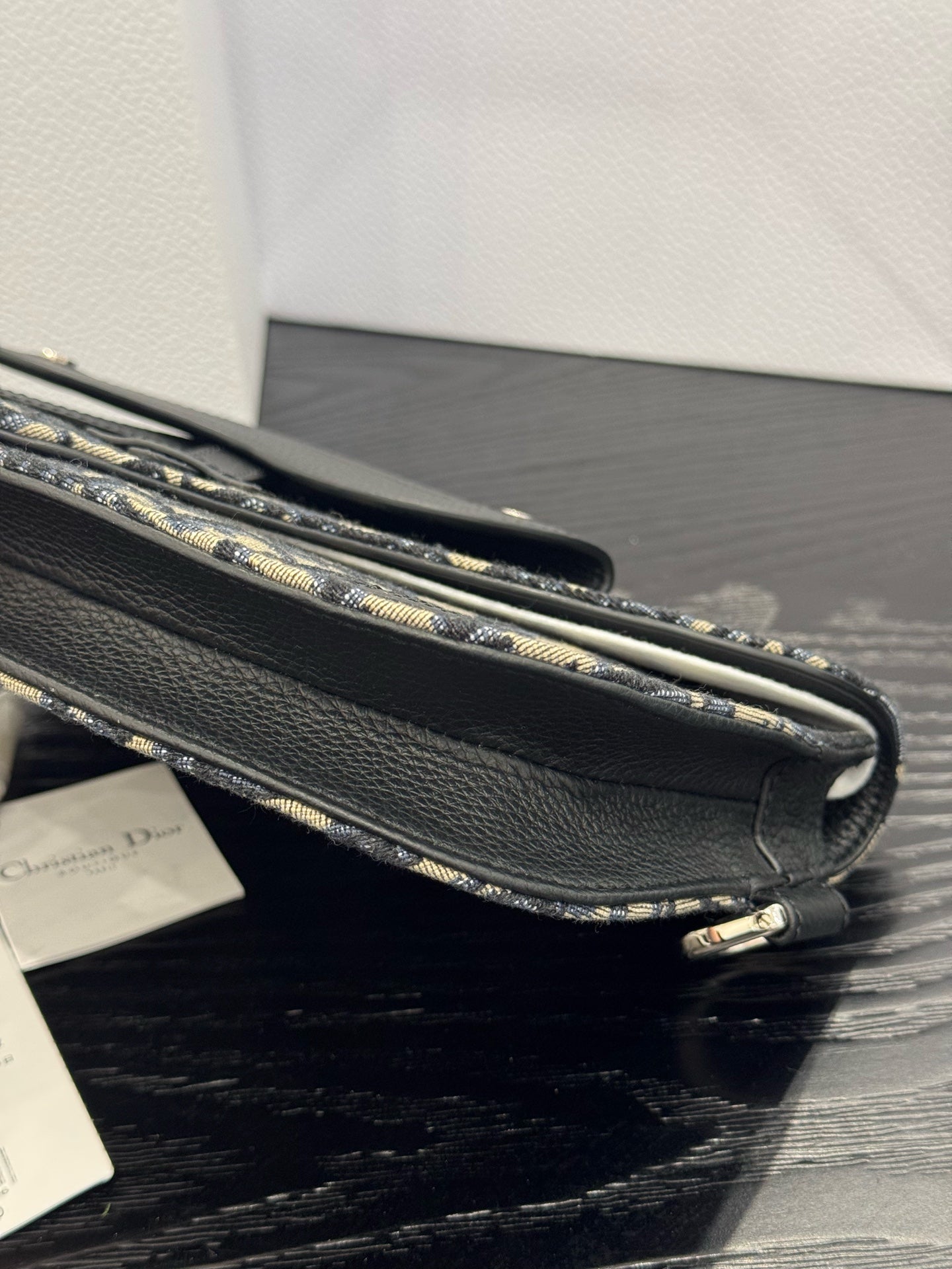 Dior - Saddle Belt Pouch - Dior Oblique jacquard canvas and grained calfskin leather - Multicolour - (small)