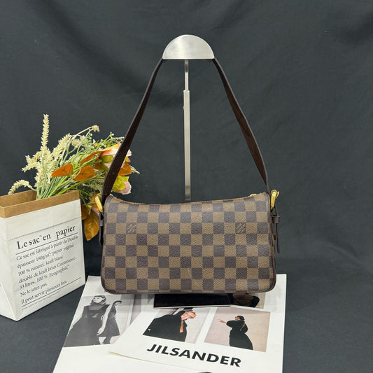 Louis Vuitton - Pochette Accessoires - Damier Ebene coated canvas with leather trim - Brown - (mini)