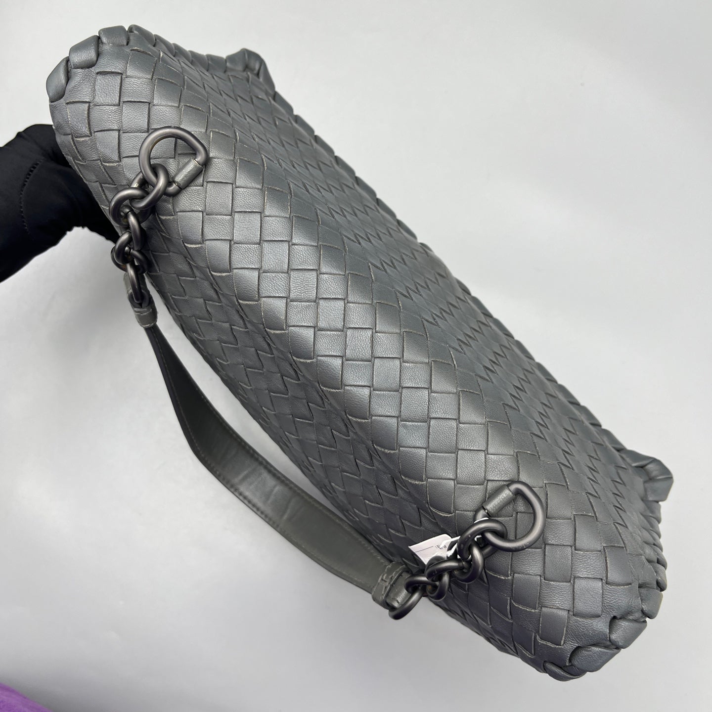 Bottega Veneta - Olympia - Leather - Grey - (medium)