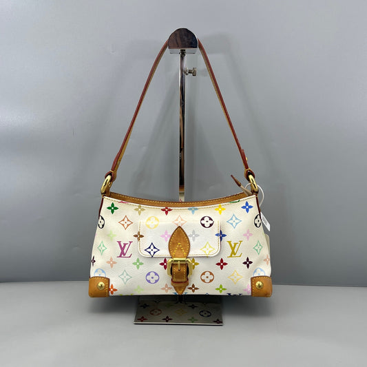 Louis Vuitton - Monogram Multicolore Shoulder Bag - Monogram Multicolore coated canvas with Vachetta leather trim - White, Multicolour - (medium)