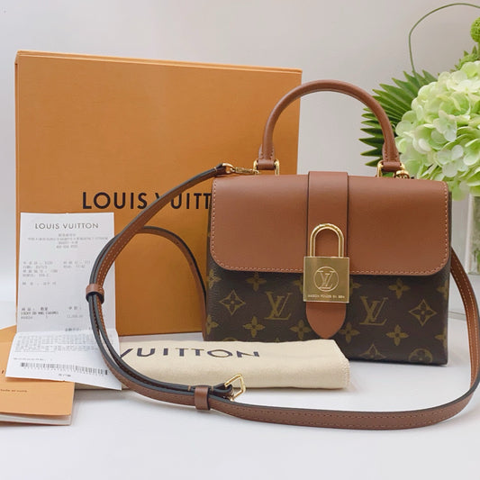 Louis Vuitton - Locky BB - Monogram coated canvas and smooth cowhide leather - Brown - (Mini)