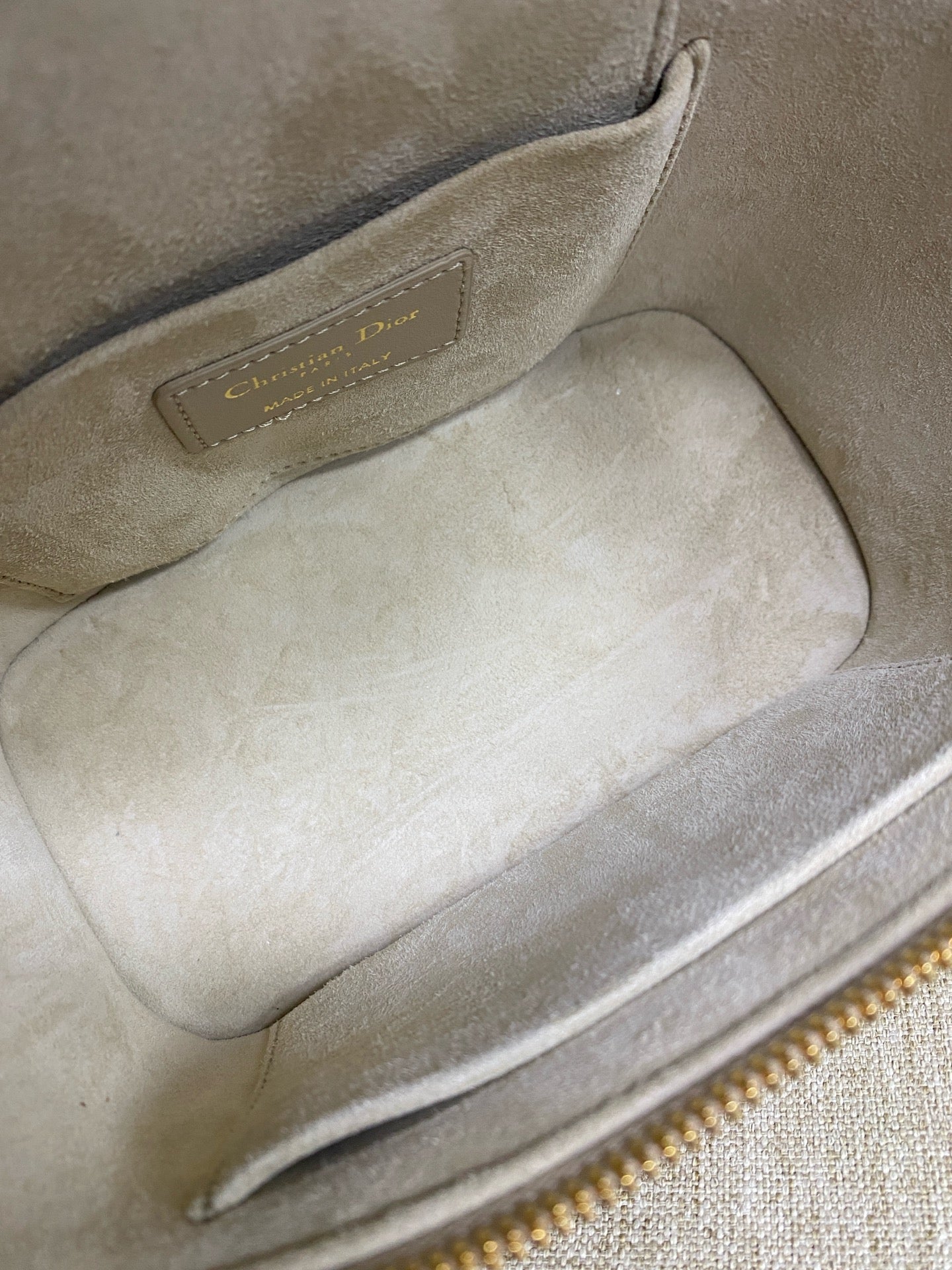 Dior - Travel Vanity Case - Lambskin leather - Beige with Gold-Tone Hardware - (mini)