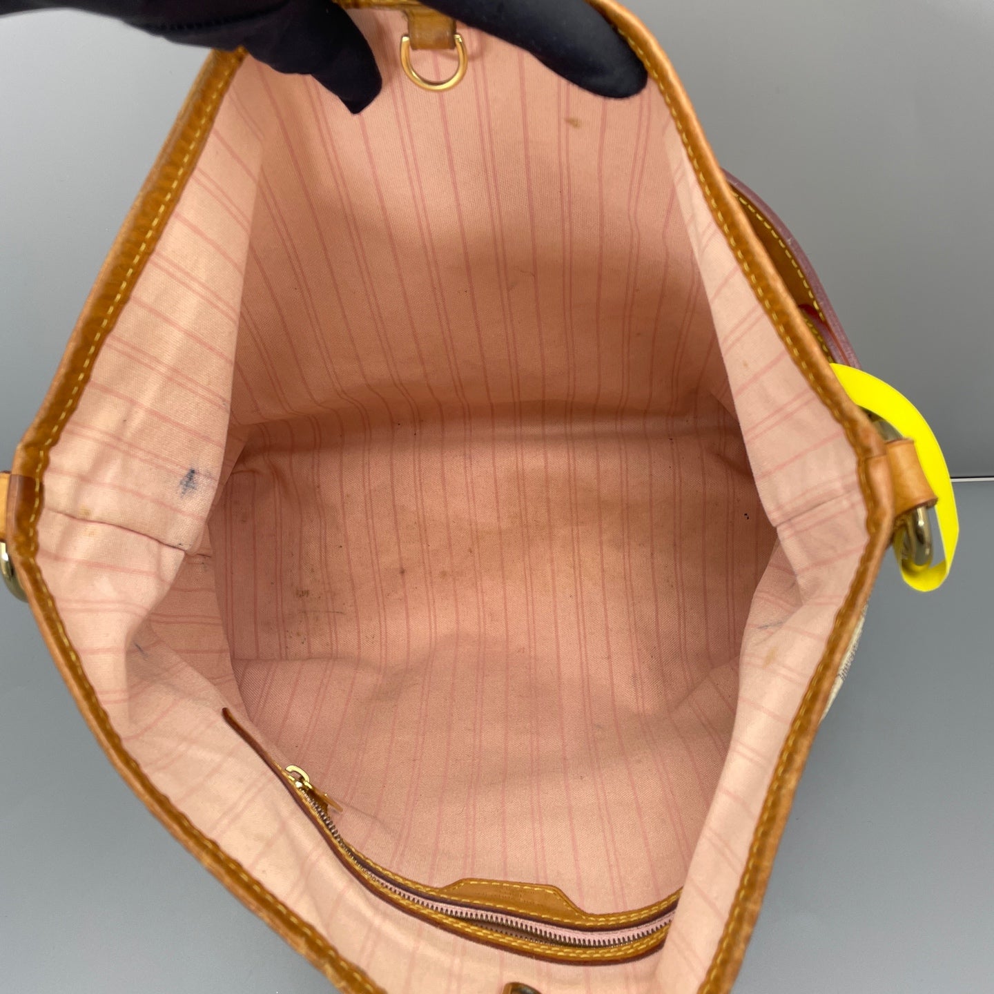 Louis Vuitton - Delightful MM - Damier Azur coated canvas with natural cowhide leather trim - White - (medium)