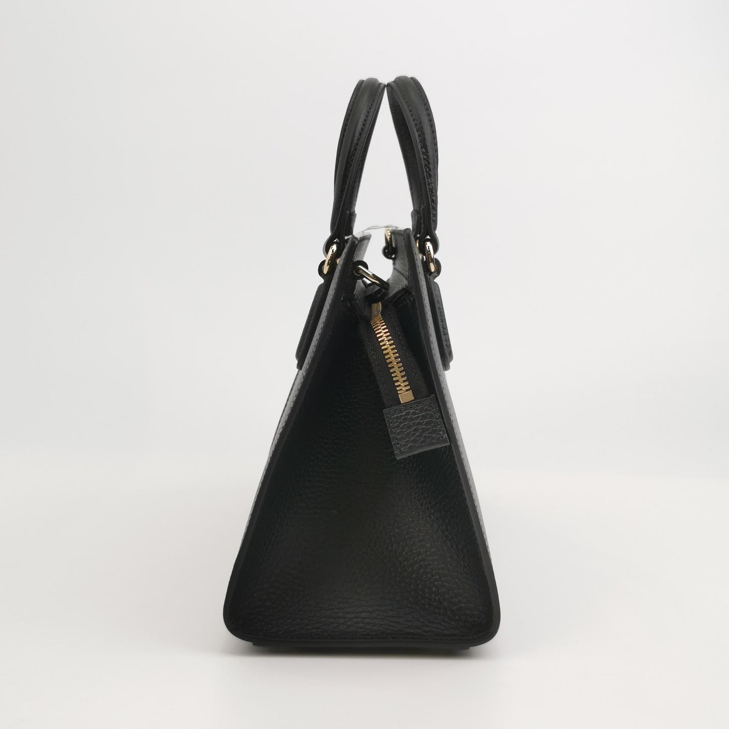 Gucci - Soho Leather Top Handle Bag - Grained leather - Black - (Medium)