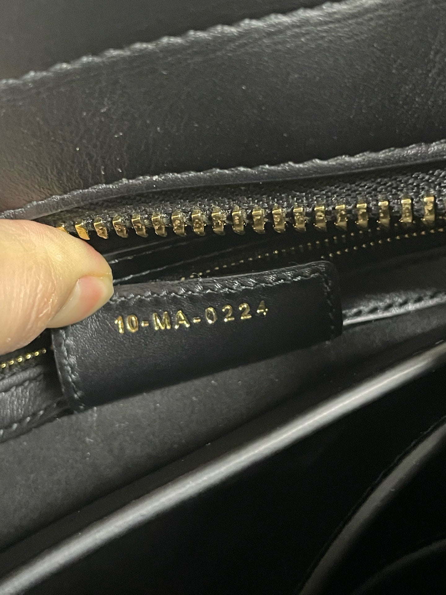 Dior - Lady D-Sire Medium - Lambskin leather - Black with Gold-Tone Hardware - (medium)