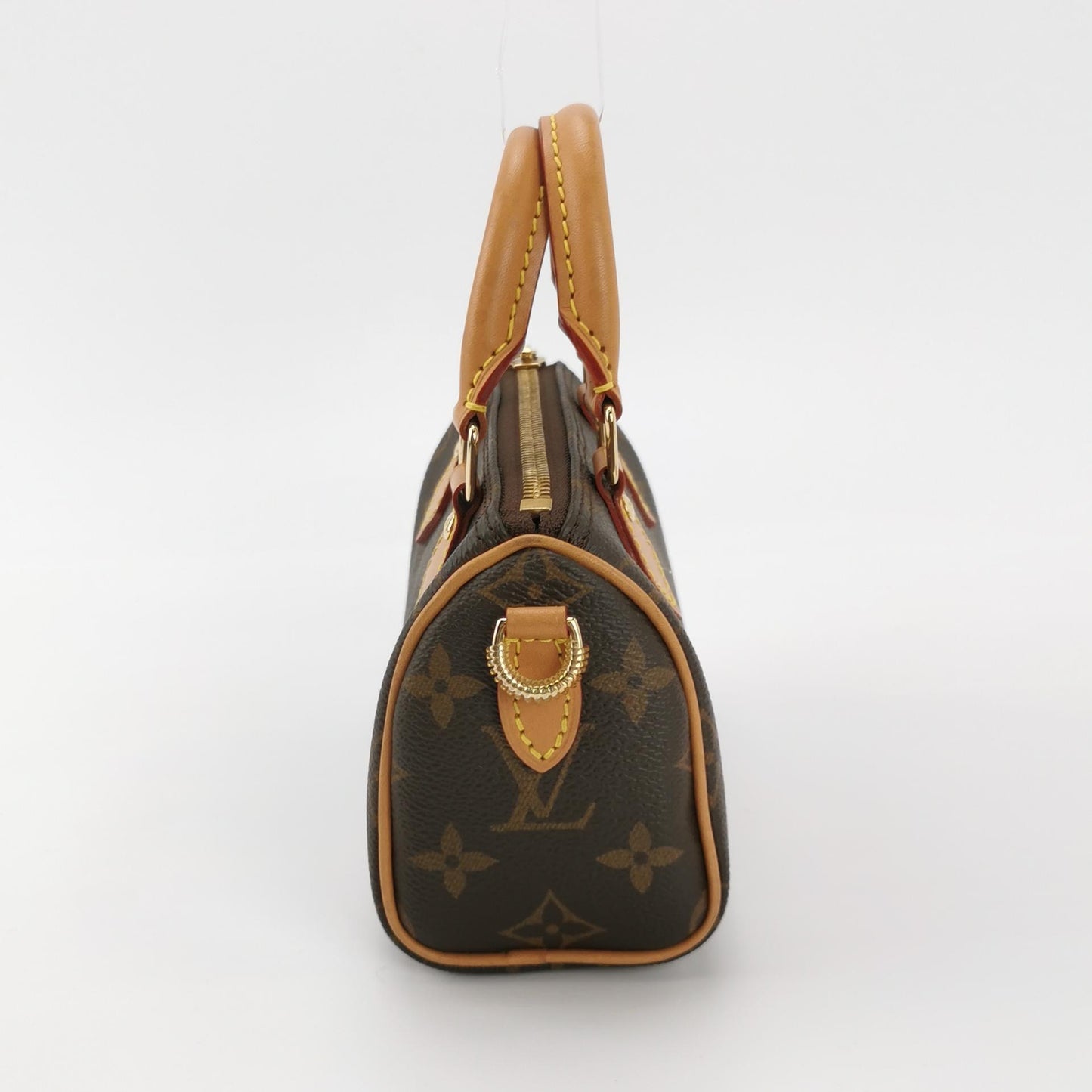 Louis Vuitton - Nano Speedy M81085 - Monogram coated canvas with Vachetta leather trim - Brown - (mini)