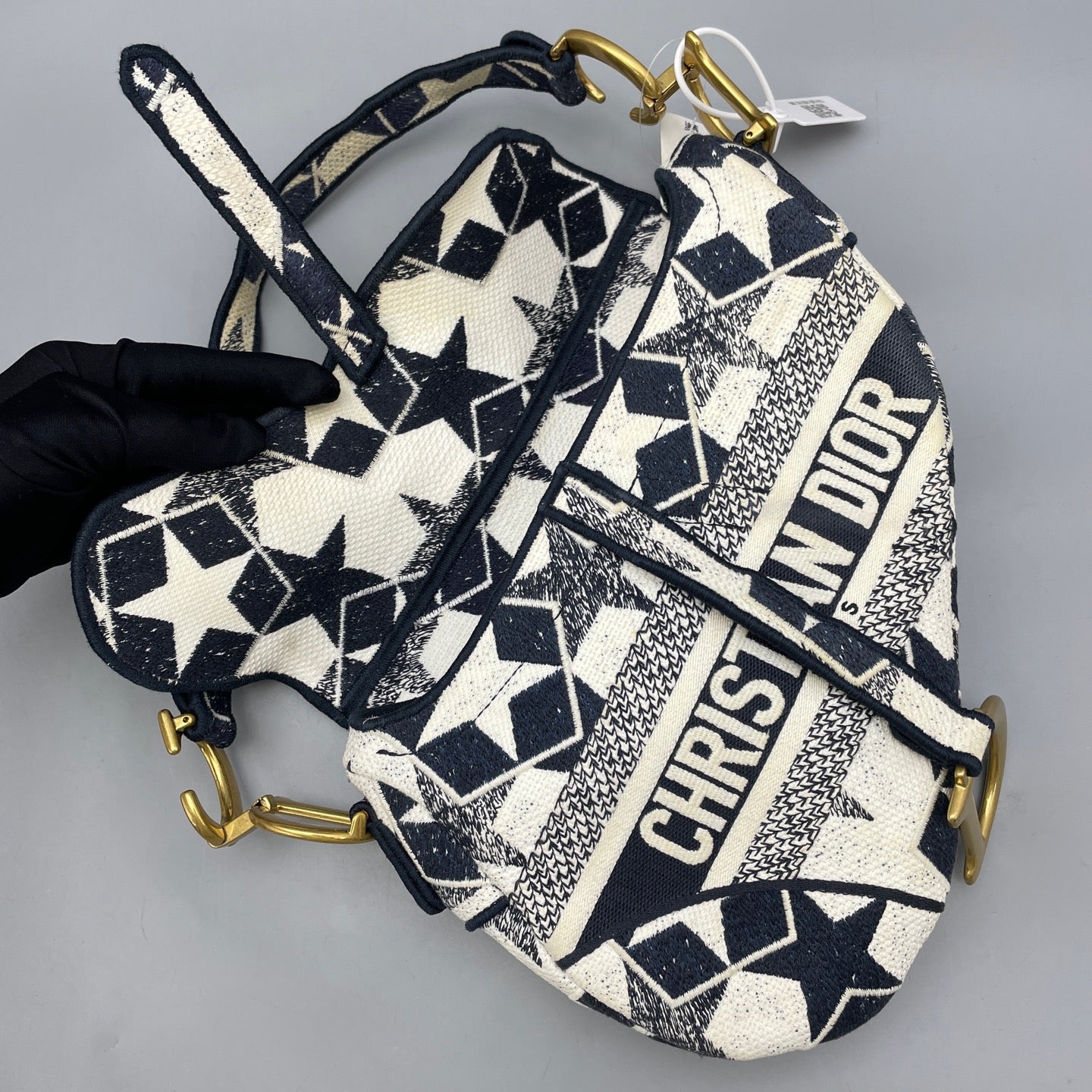 Dior - Saddle - Cloth - Blue - (Medium)