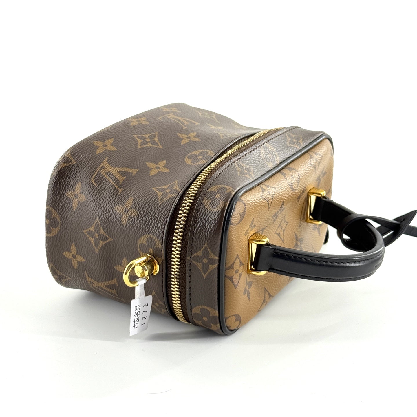 Louis Vuitton - Nice Nano - Monogram coated canvas with leather trim - Brown - (mini)