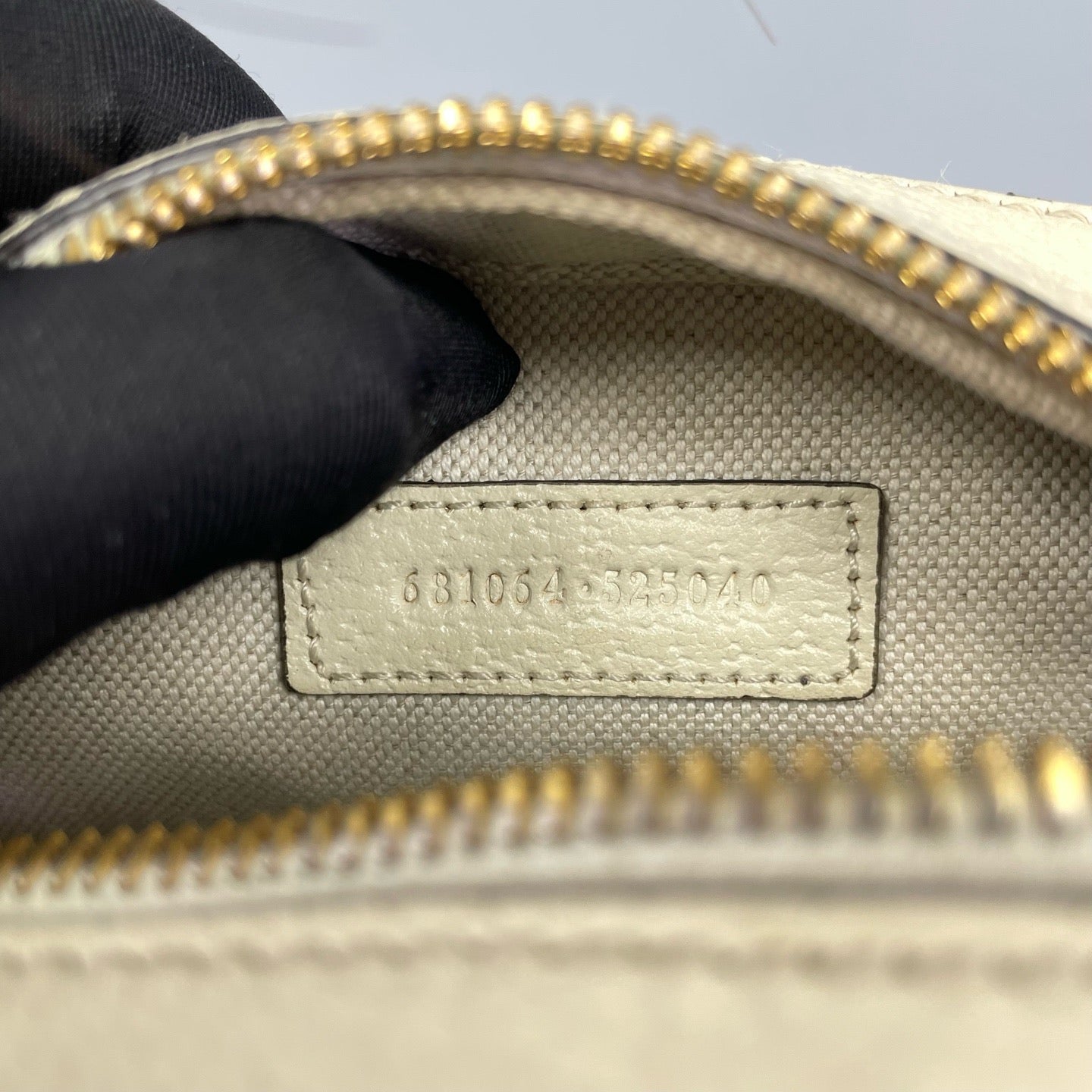 Gucci - Ophidia GG Camera Bag - GG Supreme coated canvas with leather trim - Beige with white trim - (medium)