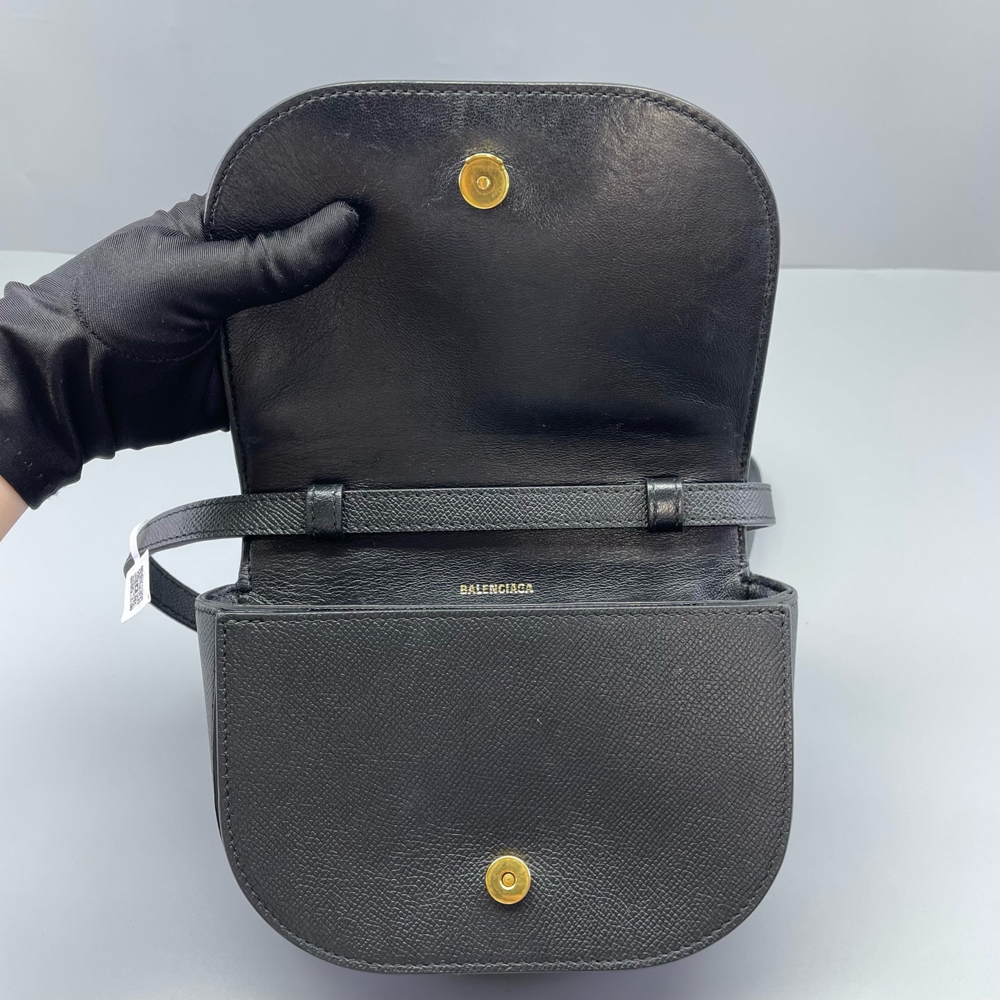 Balenciaga - Saddle Camera Bag - Leather - Black - (mini)