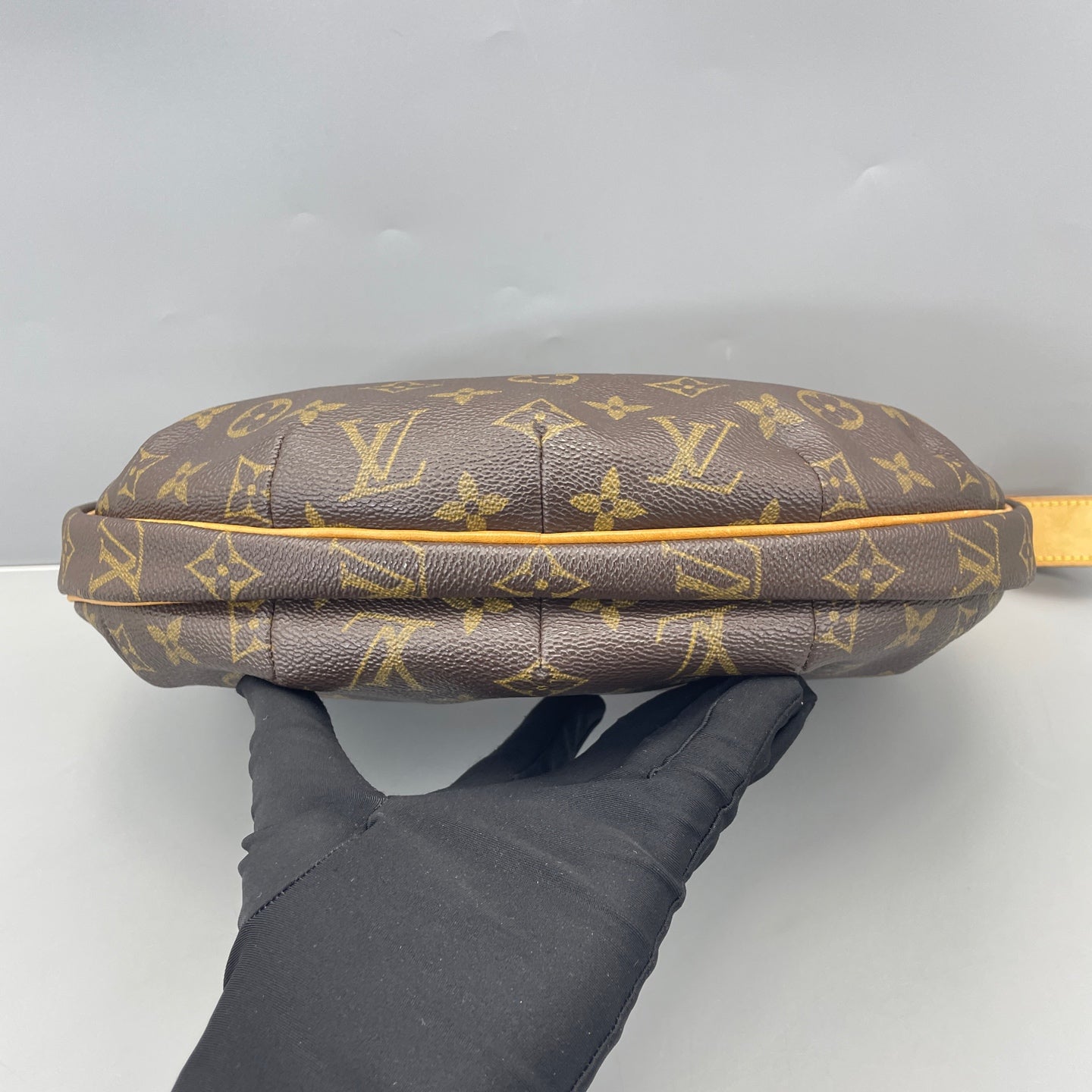 Louis Vuitton - Pochette Croissant - Monogram coated canvas with Vachetta leather trim - Brown - (Small)