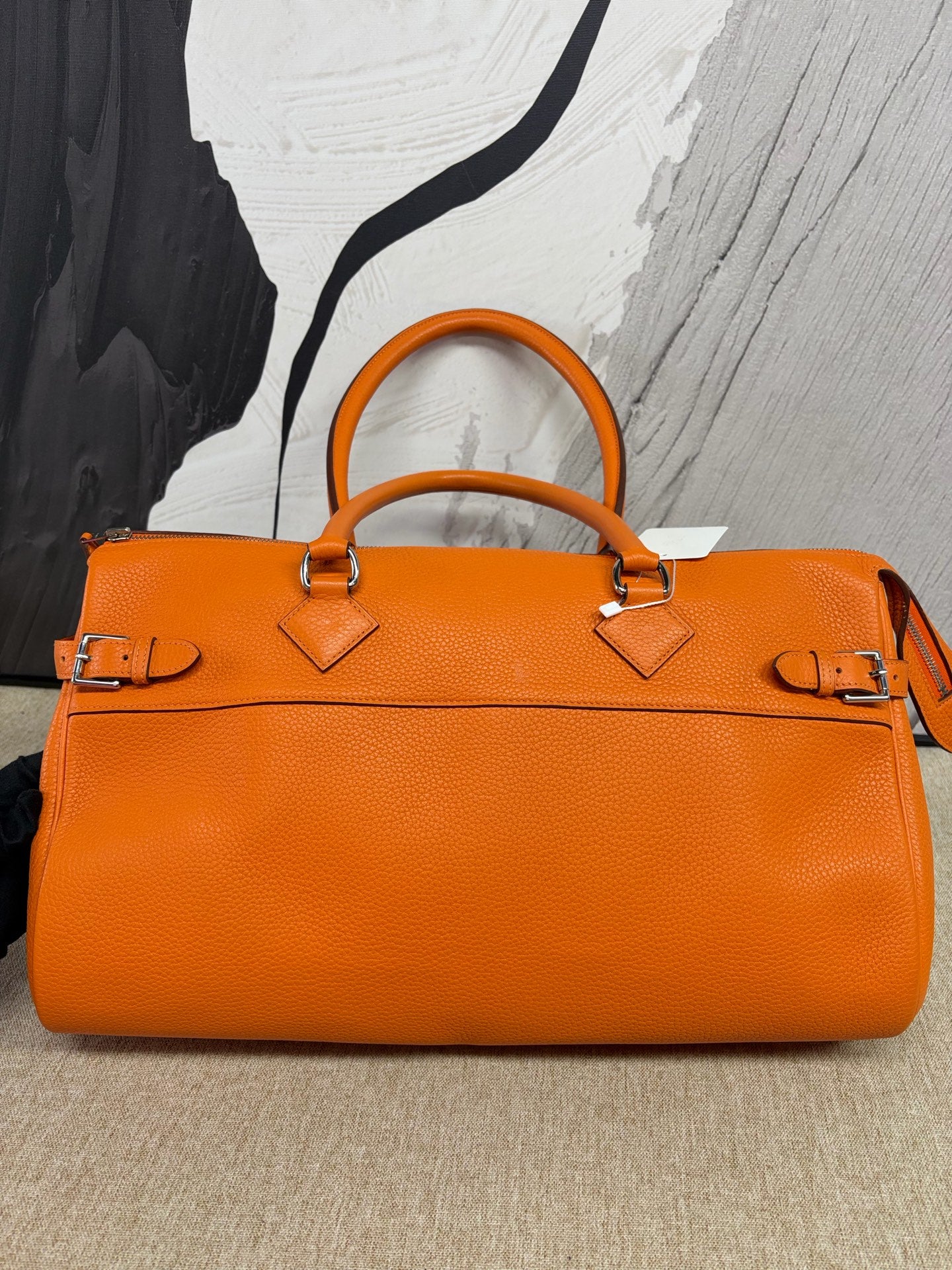 Hermès - Altas - Pebbled leather - Orange - (Large)