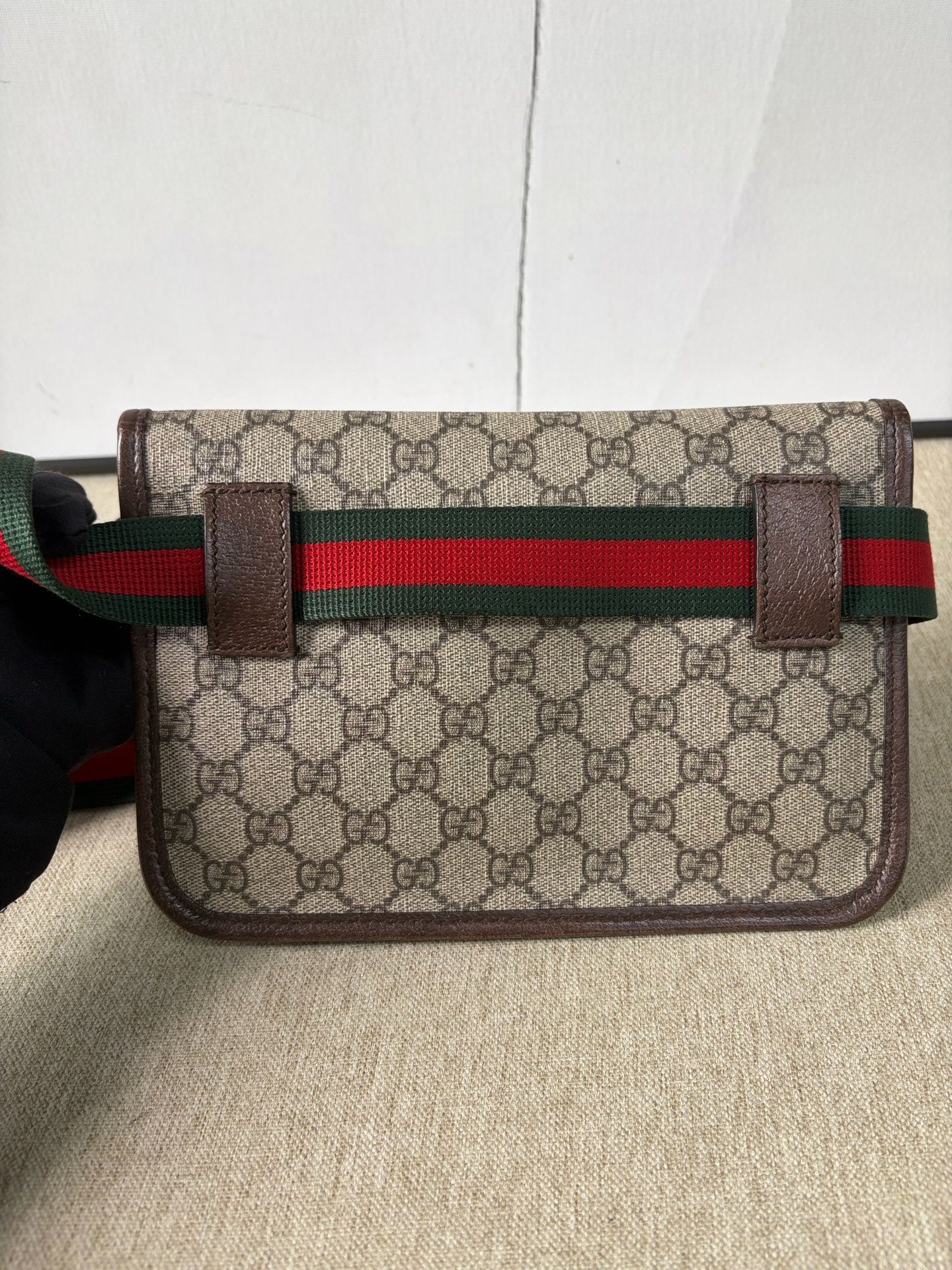 Gucci - Neo Vintage GG Supreme Tiger Head Belt Bag - Coated canvas with leather trim - Beige - (Small)