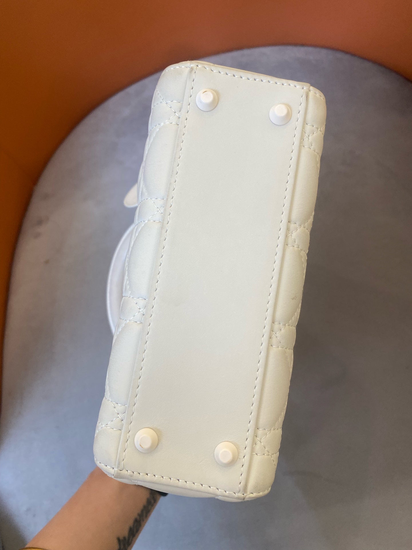 Dior - Lady Dior My ABCDior Bag - Leather - White - (mini)