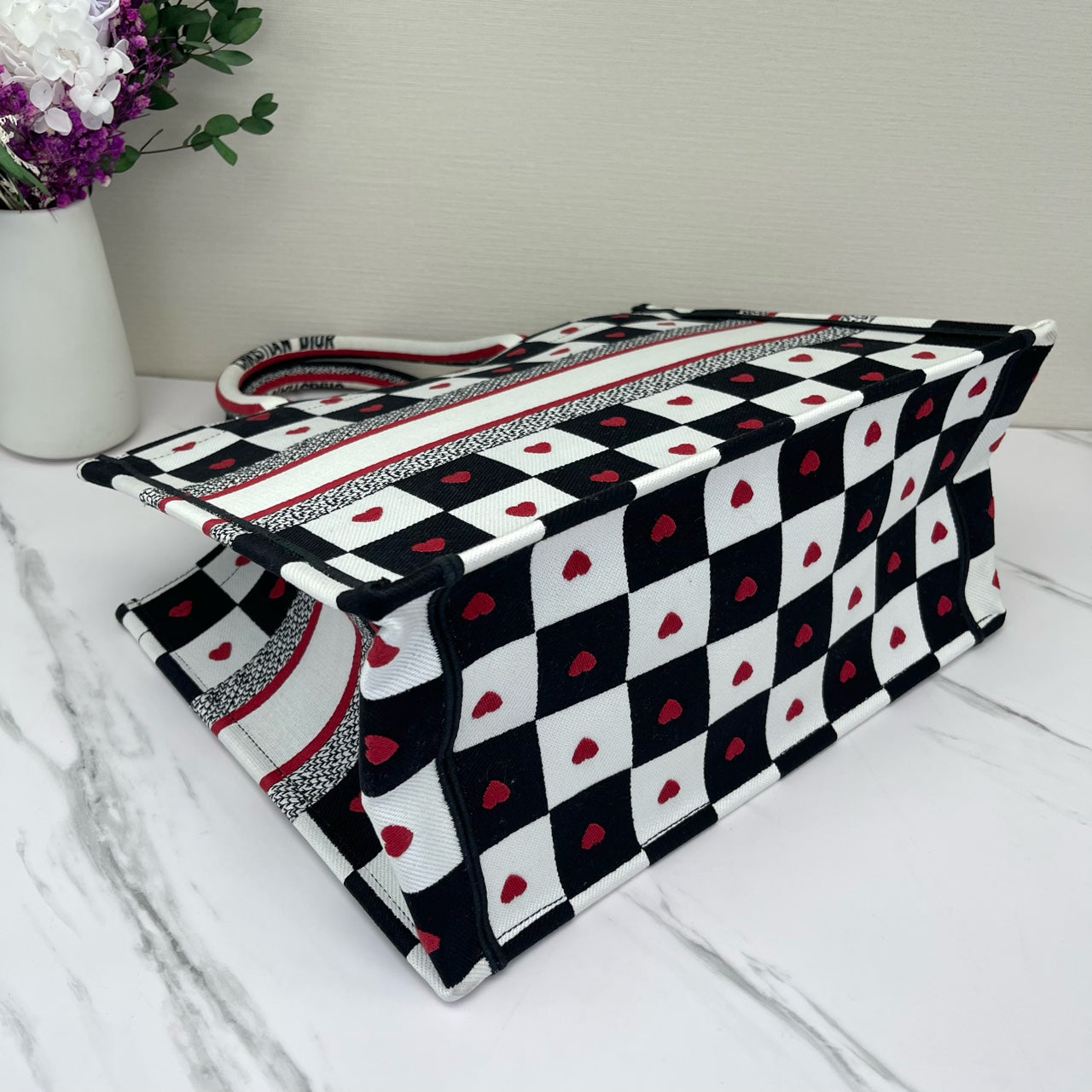 Dior - Book Tote - Embroidered canvas - Multicolour - (Medium)