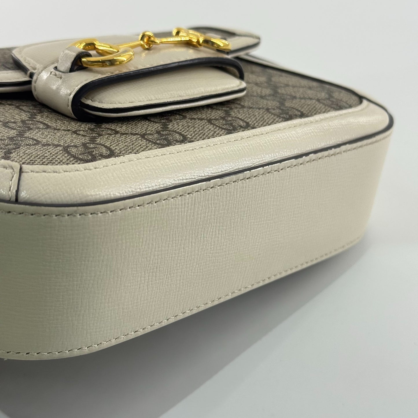 Gucci - 1955 Horsebit Mini Bag - GG Supreme canvas with leather trim - Multicolour - (mini)