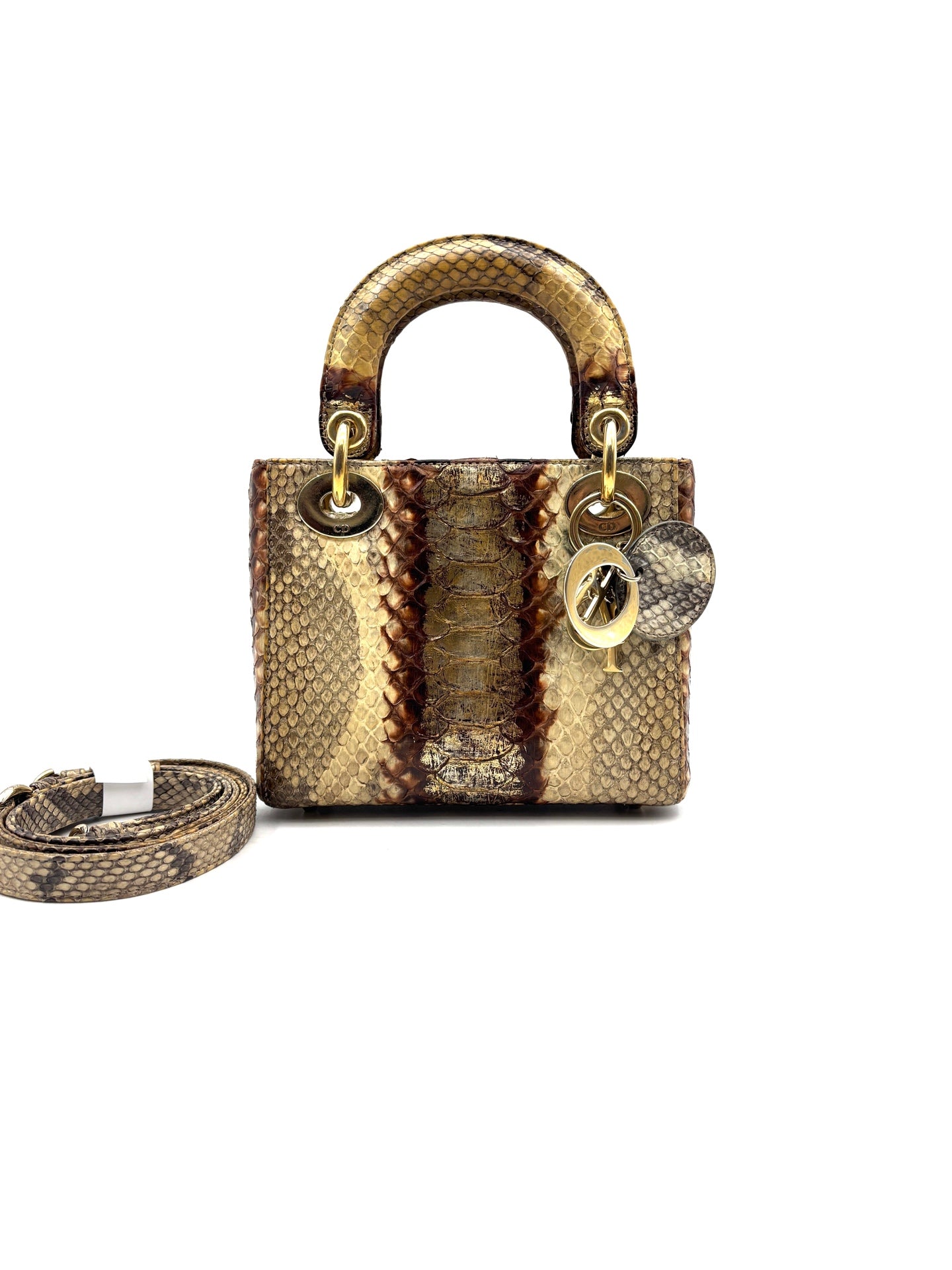 Dior - Lady Dior Mini - Exotic leathers - Python - Multicolour - (mini)