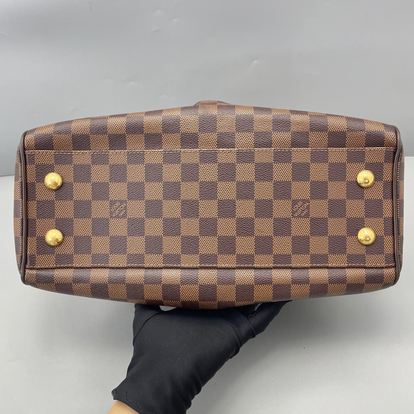 Louis Vuitton - Tivoli GM - Damier Ebene canvas with cowhide leather trim - Brown - (medium)