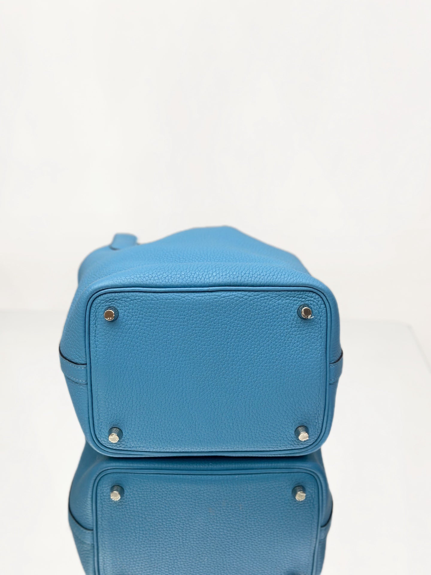 Hermès - Picotin Lock 18 - Taurillon Clemence leather - Northern Blue - (mini)