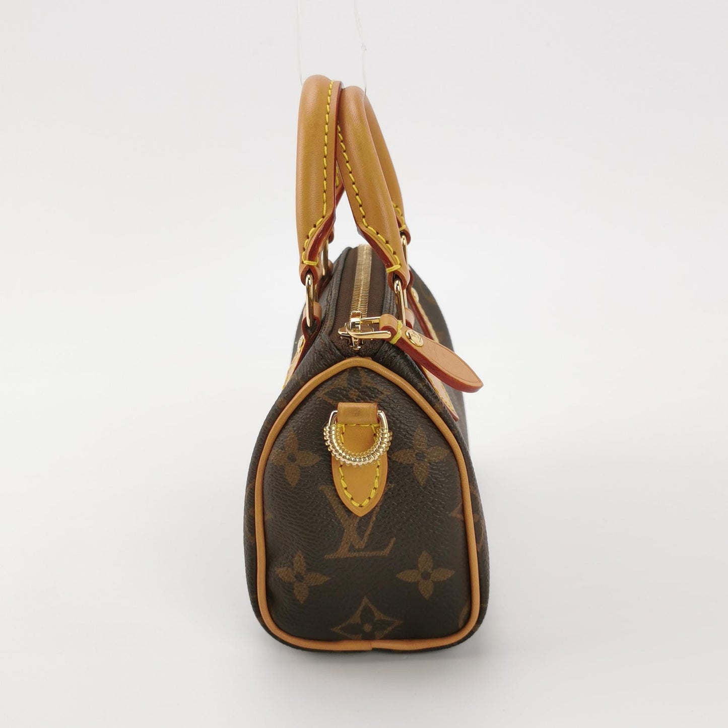 Louis Vuitton - Nano Speedy M81085 - Monogram coated canvas with Vachetta leather trim - Brown - (mini)