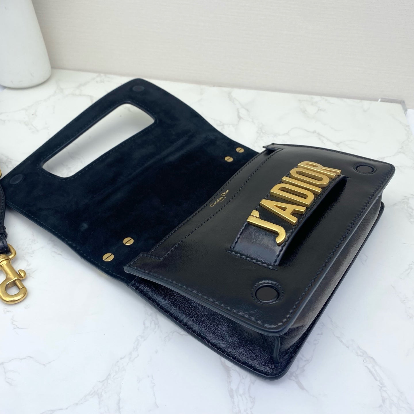 Dior - J'ADior - Oiled wax leather - Black - (Medium)