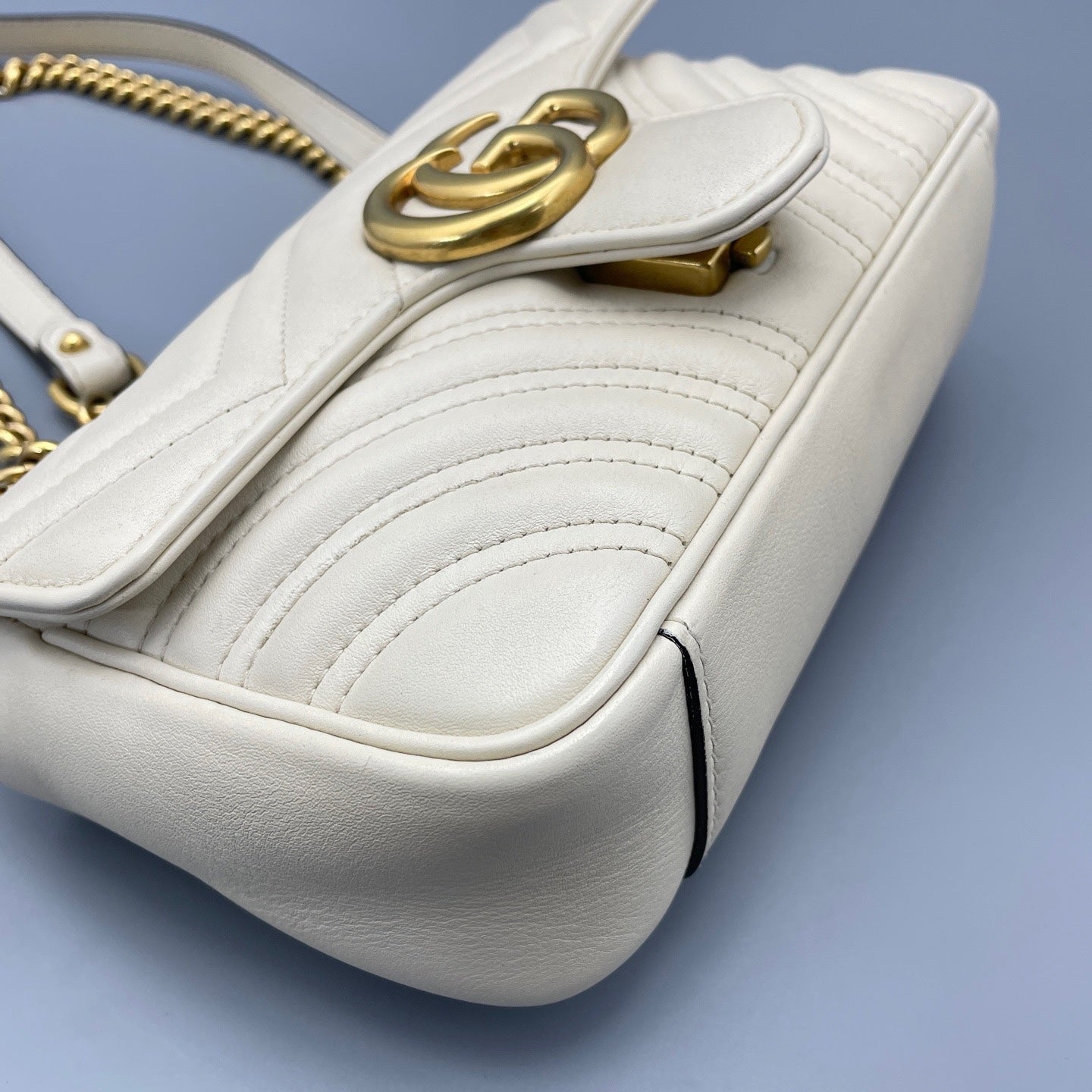 Gucci - Marmont Matelassé Mini - Leather - White - (mini)