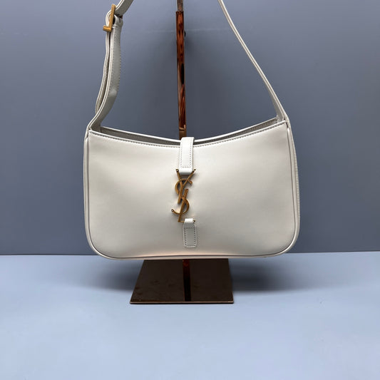 Saint Laurent - Le 5 à 7 Hobo Bag - Leather - White - (Mini)
