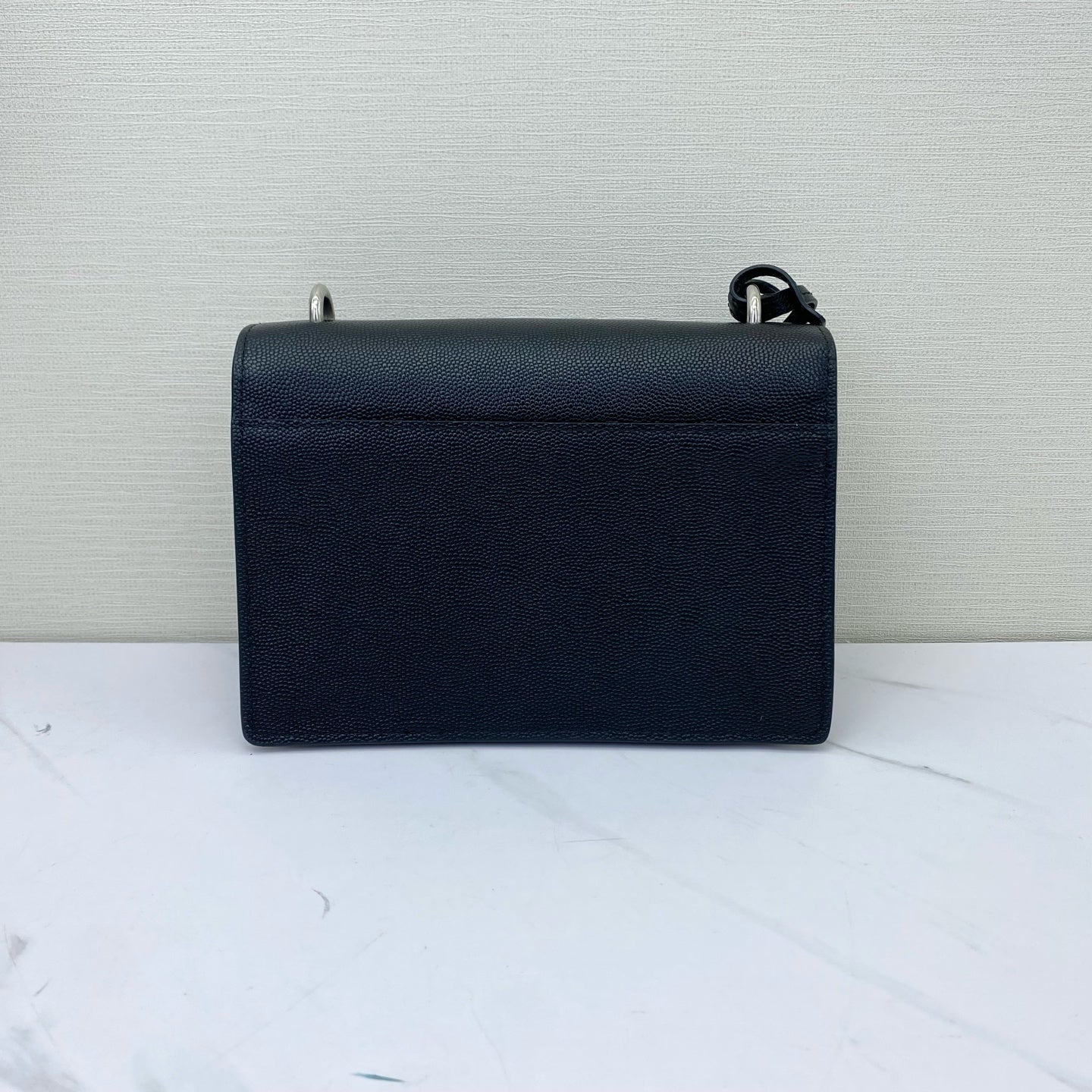 Saint Laurent - Sunset - Caviar leather - Black - (small)