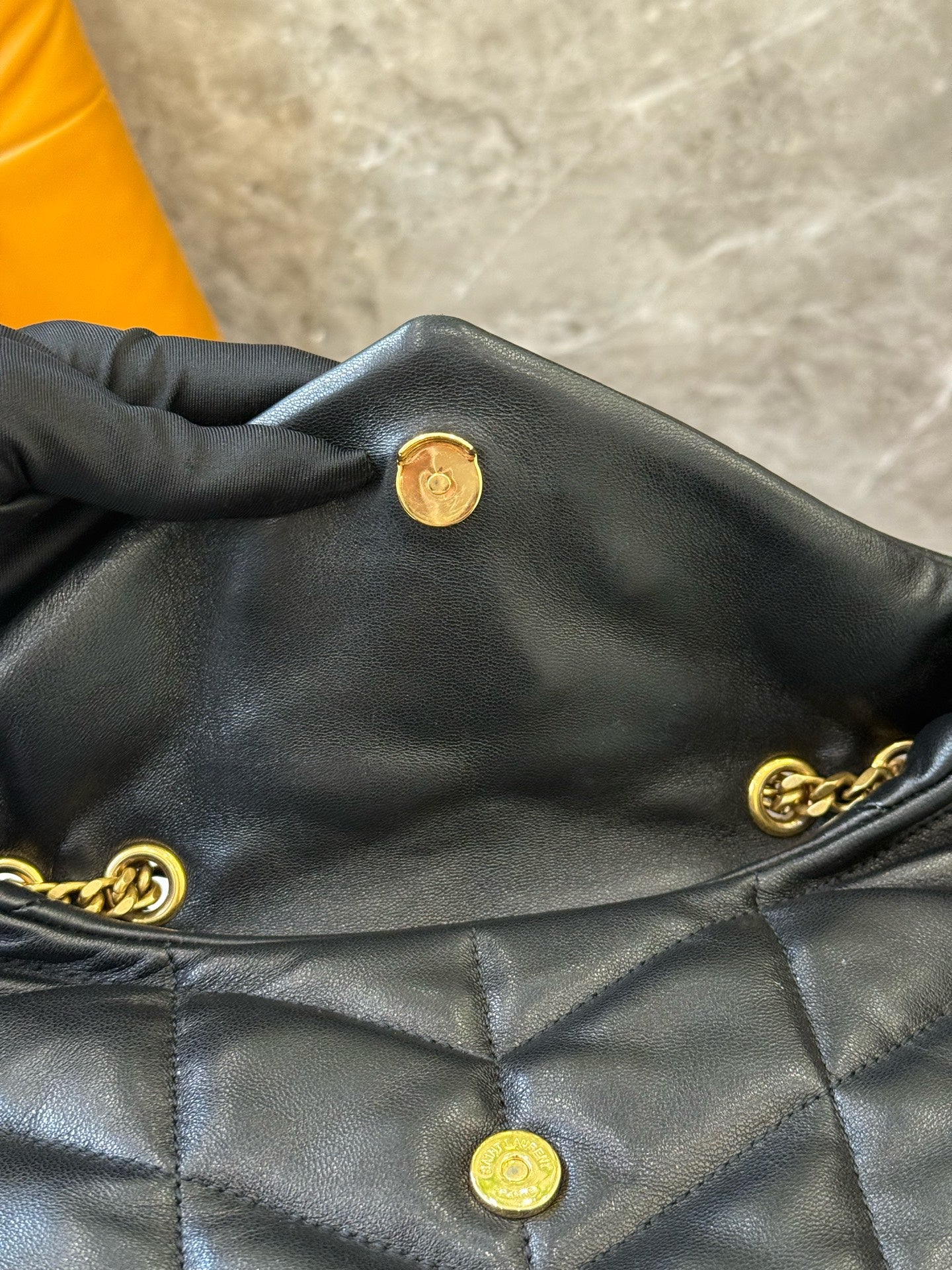 Saint Laurent - Loulou Puffer Mini - Leather - Black - (mini)