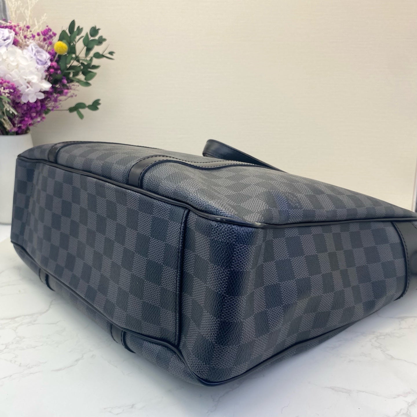 Louis Vuitton - Tadao - Damier Graphite canvas with leather trim - Black - (Large)