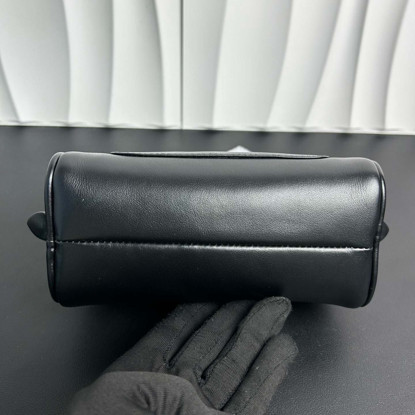 Miu Miu - Bowling Handbag - Leather - Black - (mini)