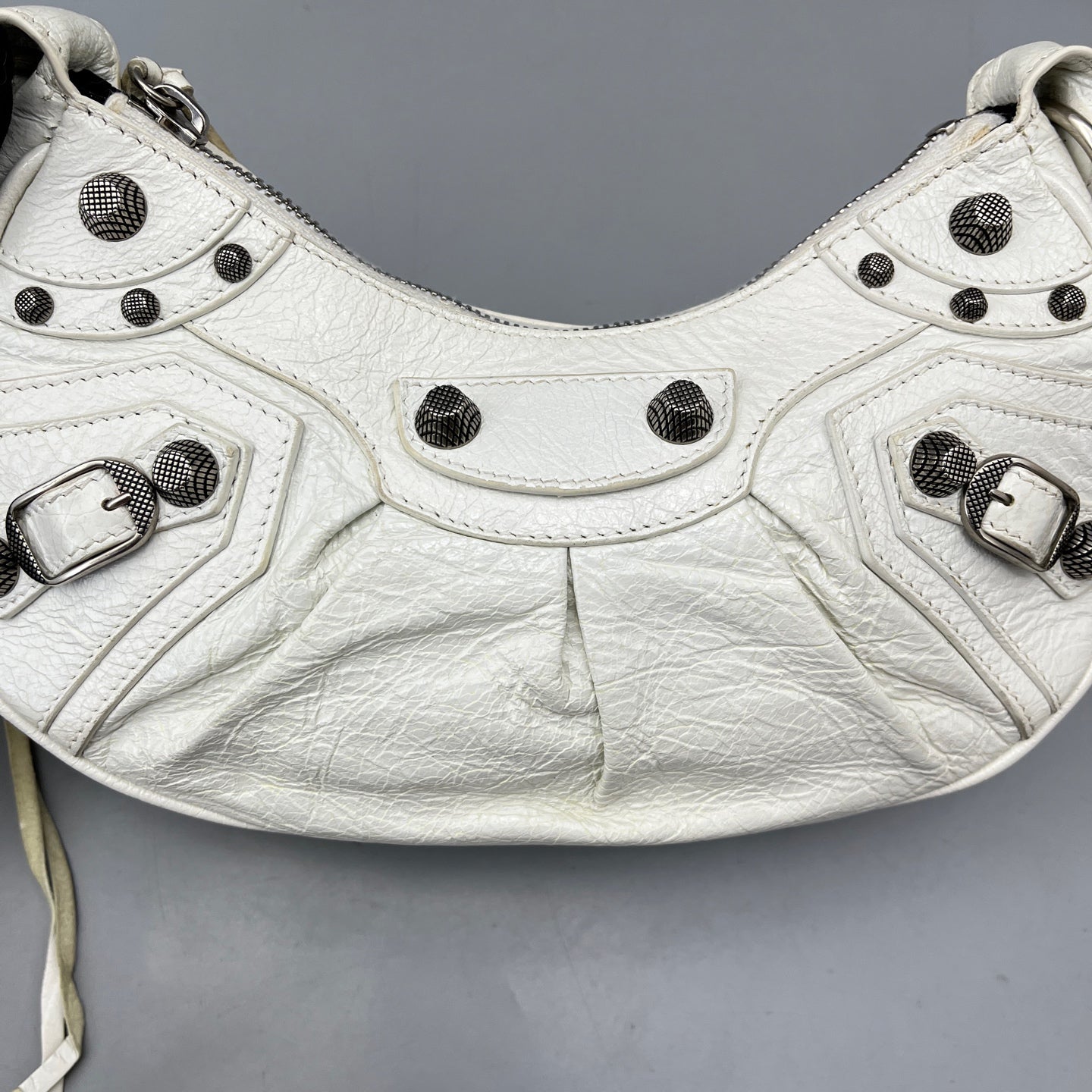 Balenciaga - Le Cagole Mini Shoulder Bag - Leather - White - (mini)