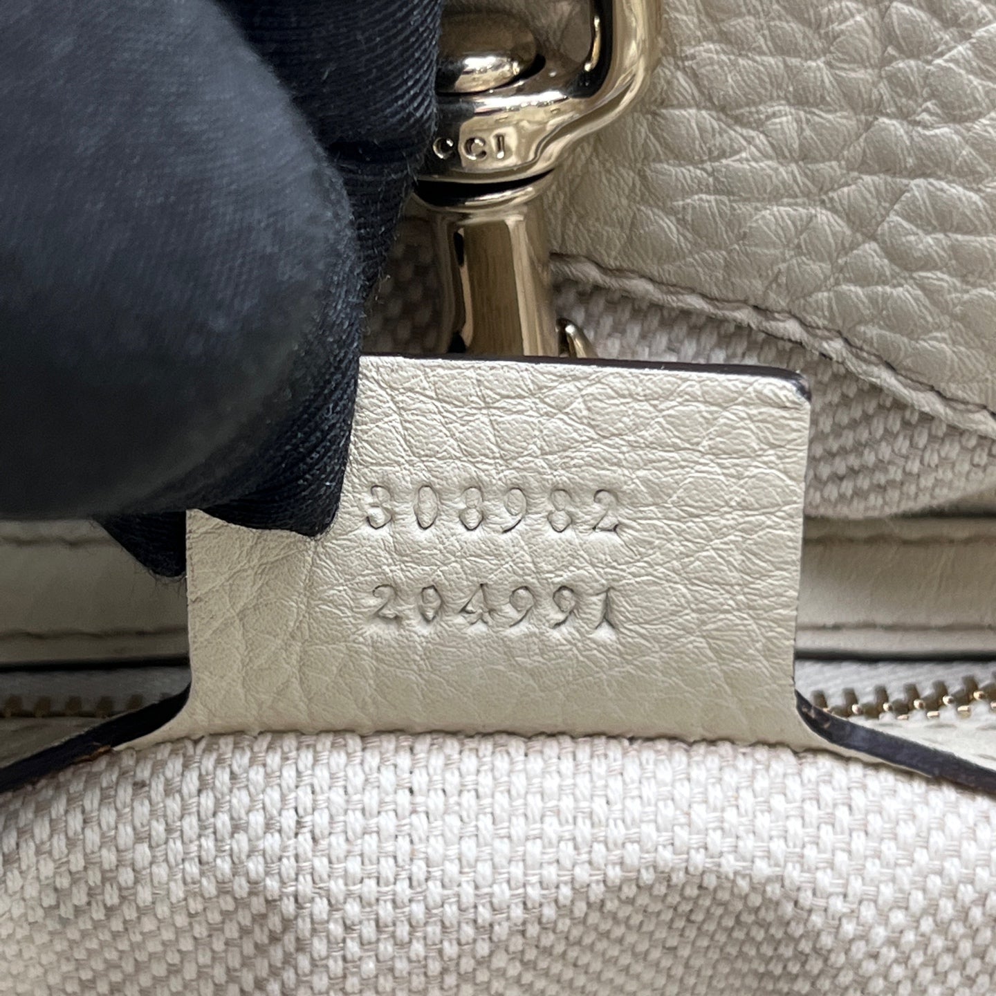 Gucci - Soho Tassel Tote - Pebbled leather - White - (Large)