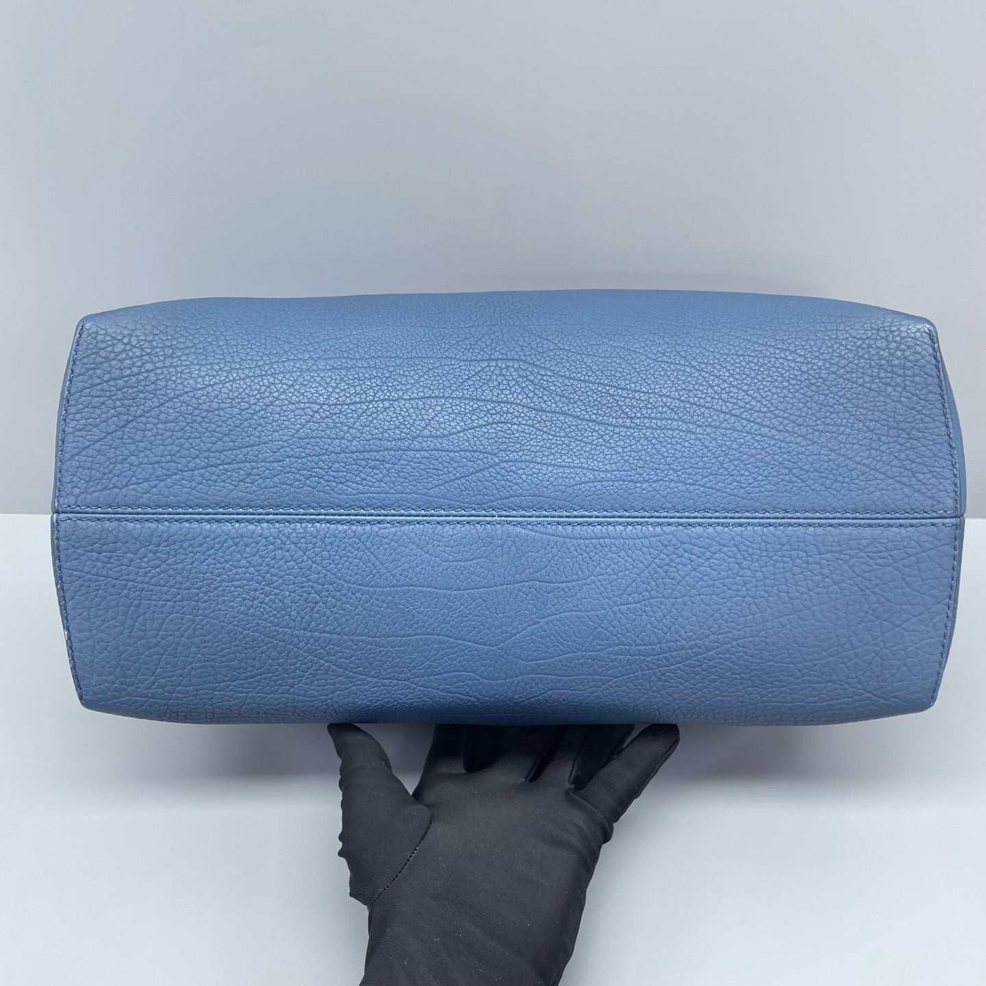 Fendi - By The Way - Grained leather - Blue - (medium)