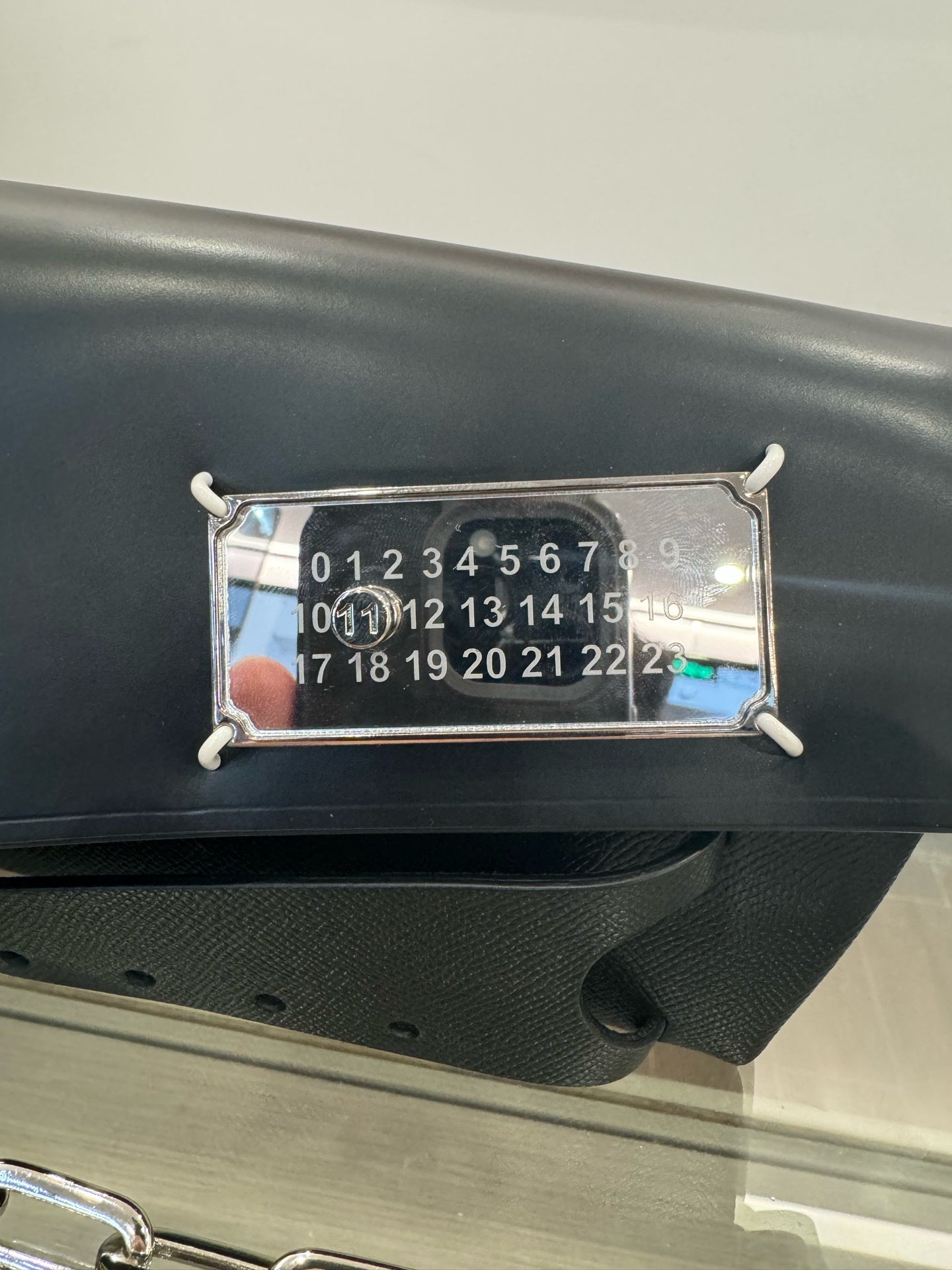 Maison Margiela - Numeric Label Flap Bag - Leather - Black - (Small)