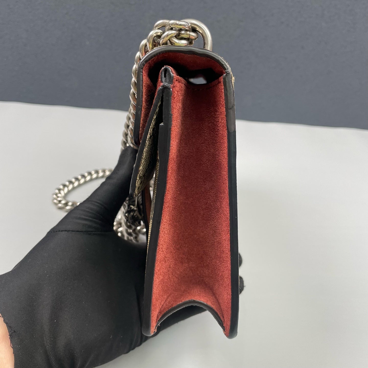 Gucci - Dionysus Small Shoulder Bag Geranium Print - GG Supreme canvas - Multicolour - (Small)