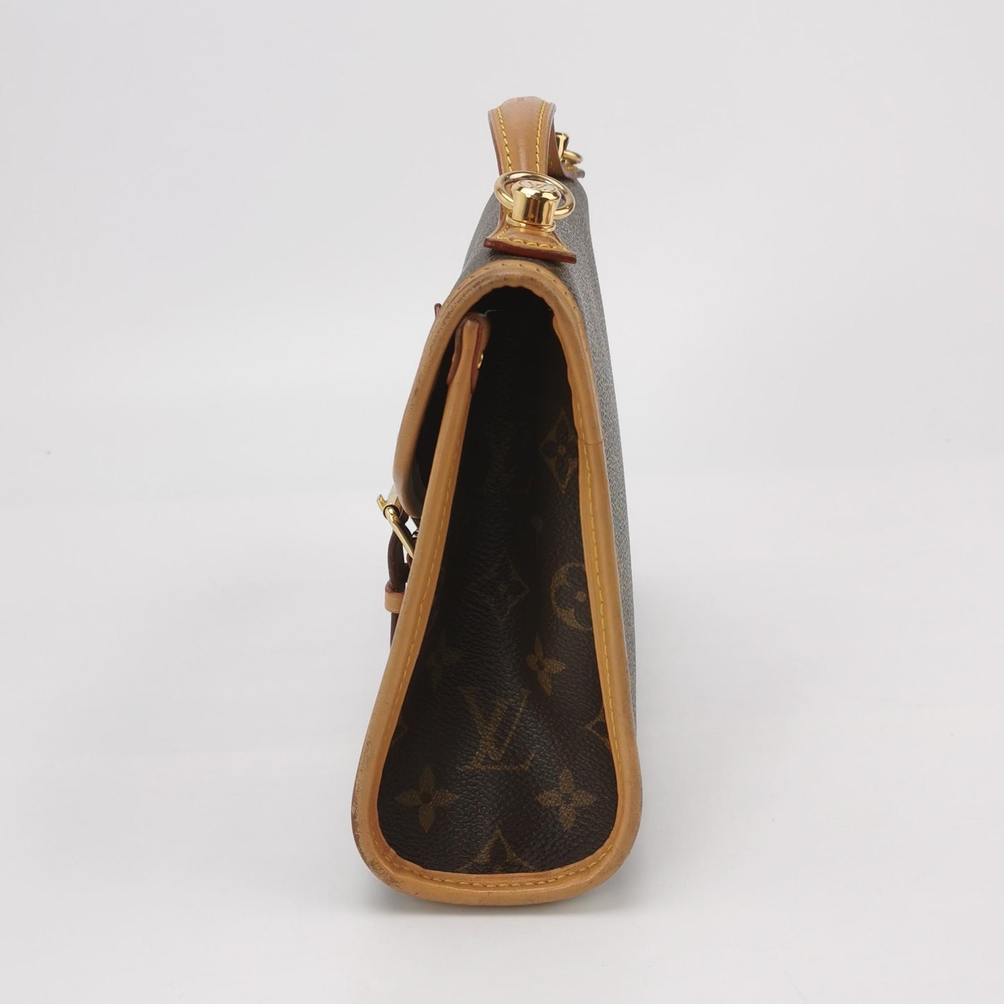 Louis Vuitton - Ivy Vintage Messenger - Monogram coated canvas with natural cowhide leather trim - Brown - (small)