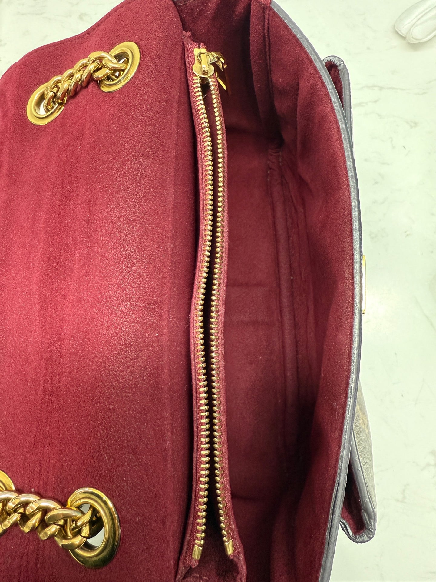 Louis Vuitton - Passy Chain Bag - Monogram coated canvas with leather trim - Brown - (Small)