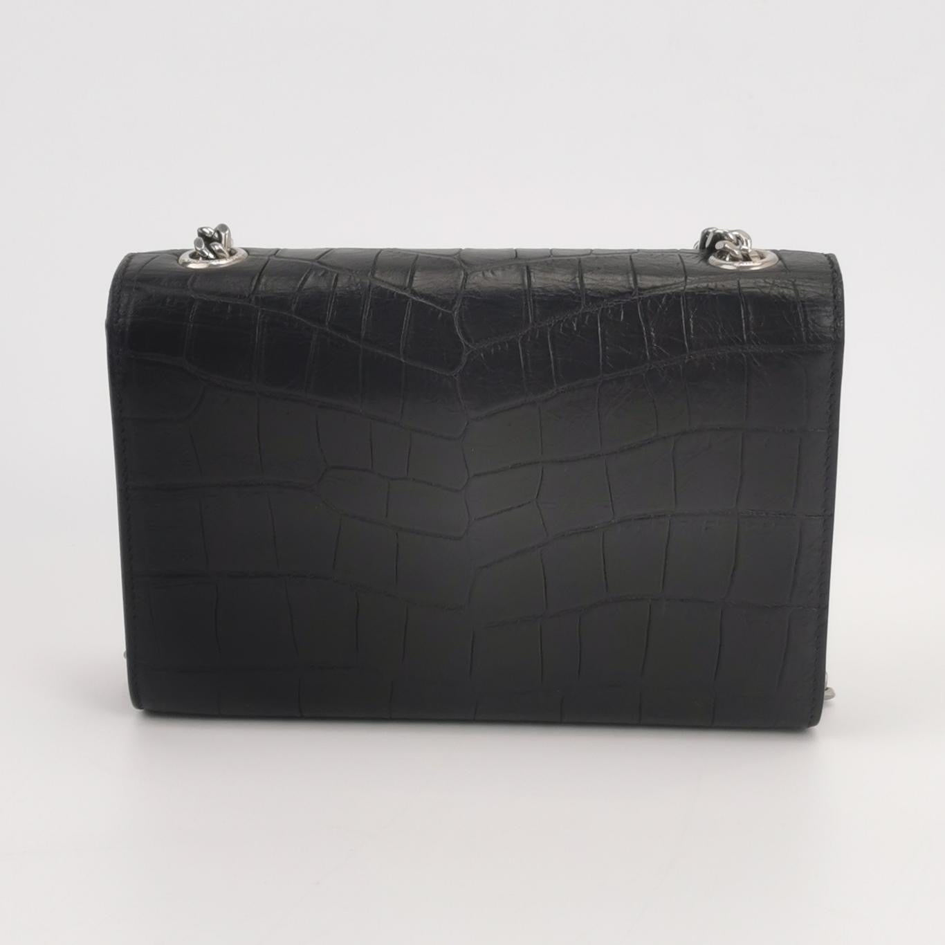 Saint Laurent - MONOGRAM KATE Tassel Handbag - Leather - Black - (mini)