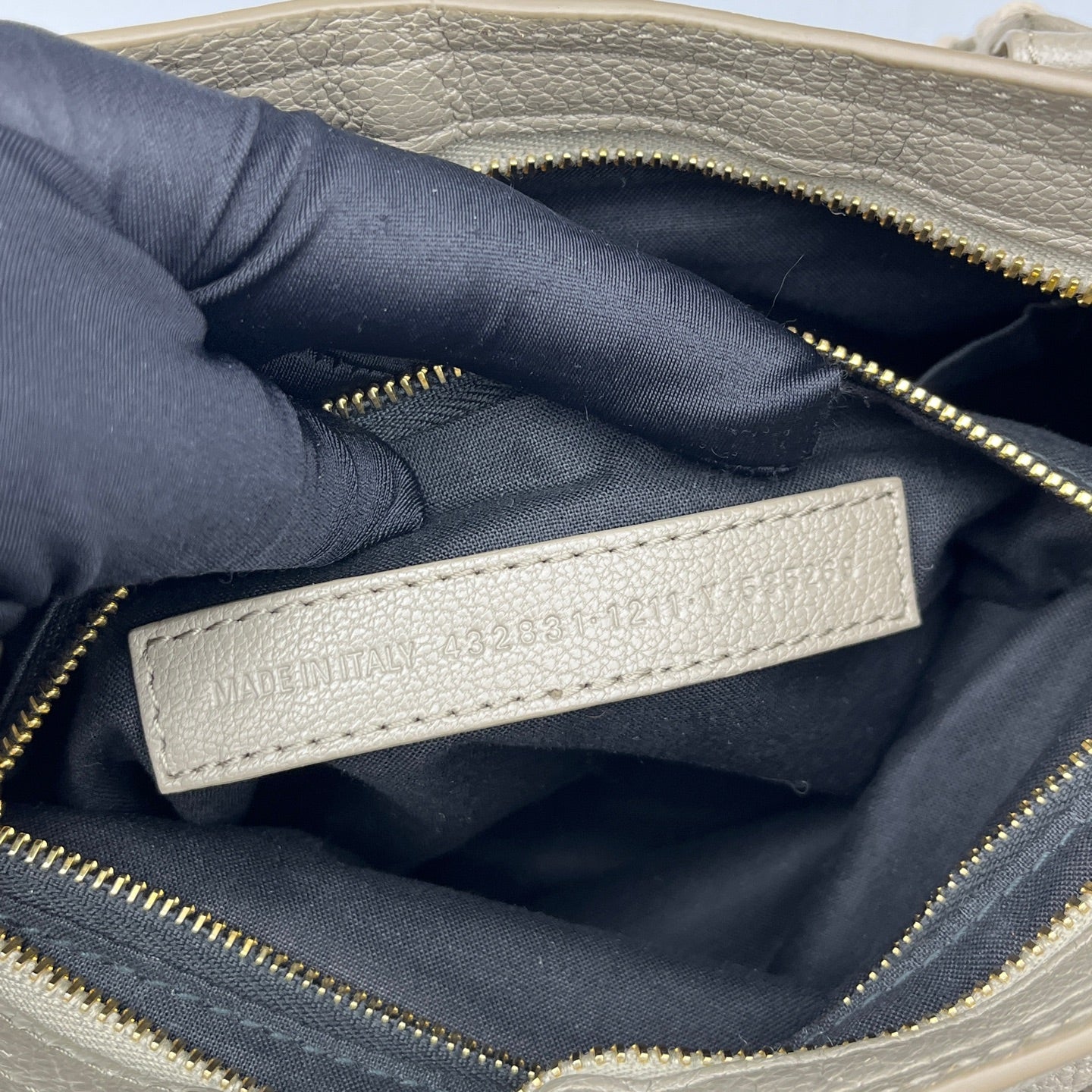 Balenciaga - Mini City - Grained leather - Grey - (mini)