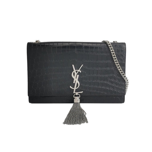 Saint Laurent - Kate - Leather - Black - (small)
