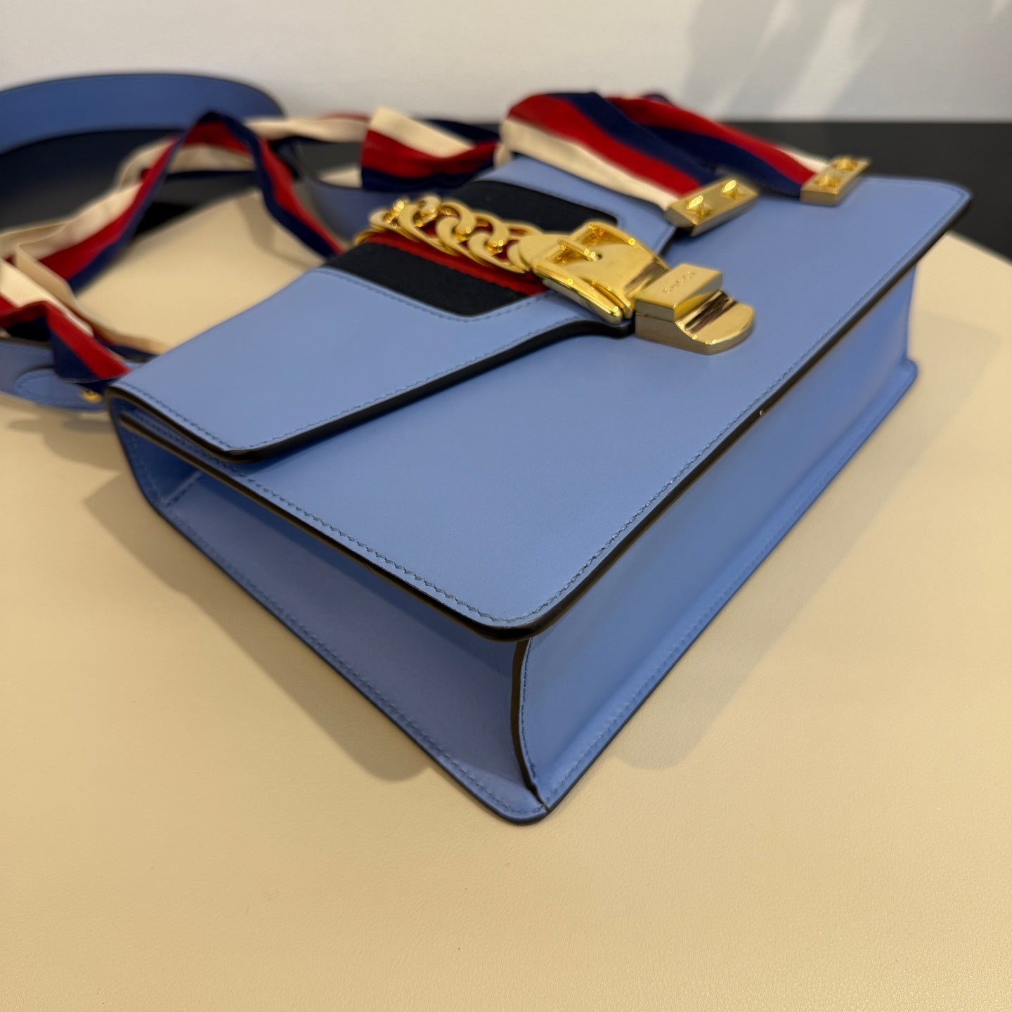 Gucci - Sylvie - Leather - Blue - (medium)