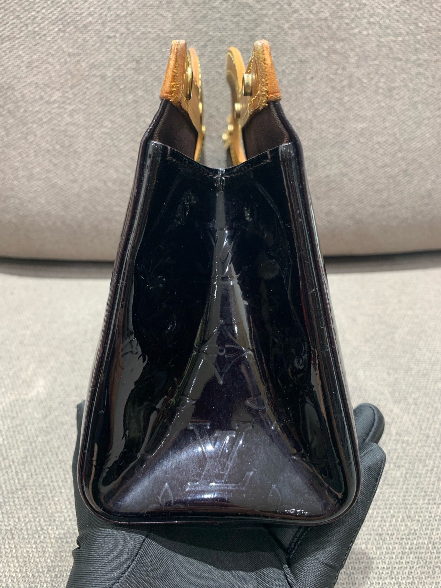 Louis Vuitton - Doctor Bag - Patent leather - Burgundy - (medium)